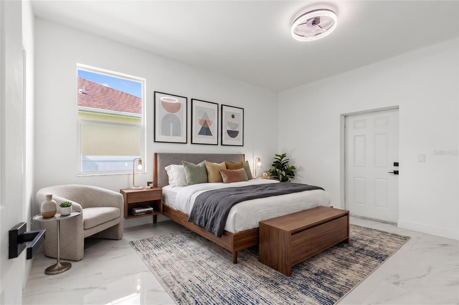 2nd bedroom virtual stage - 8314 N PADDOCK AVE, TAMPA