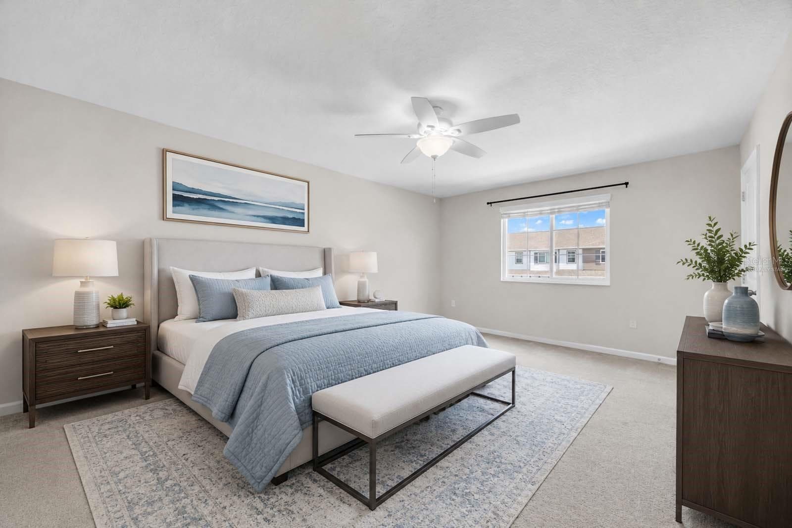 Virtually Staged Owners Suite - 4394 CAMPSITE LOOP, ORLANDO