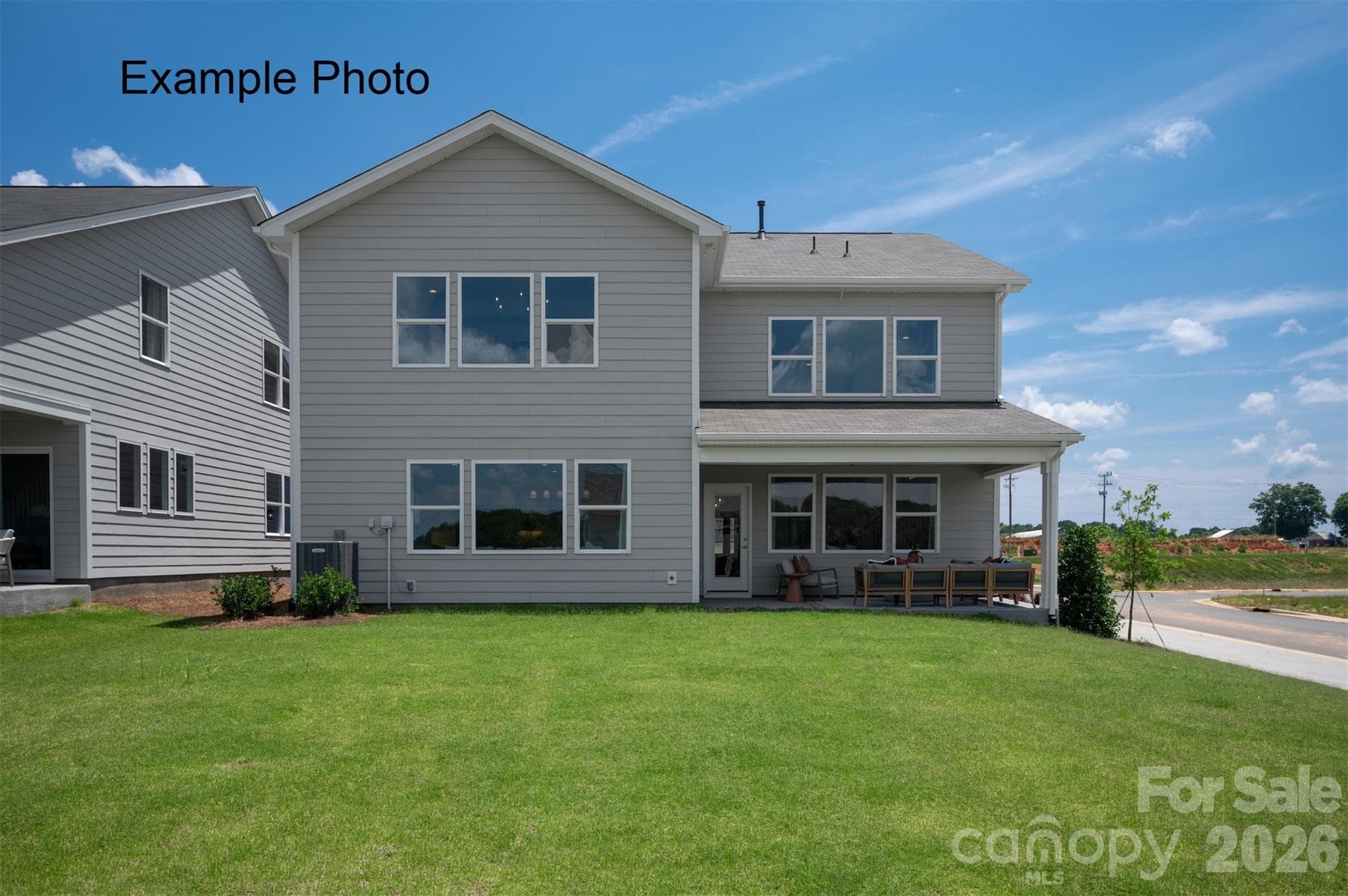 Example Photo - Rear Covered Patio - Mooresville