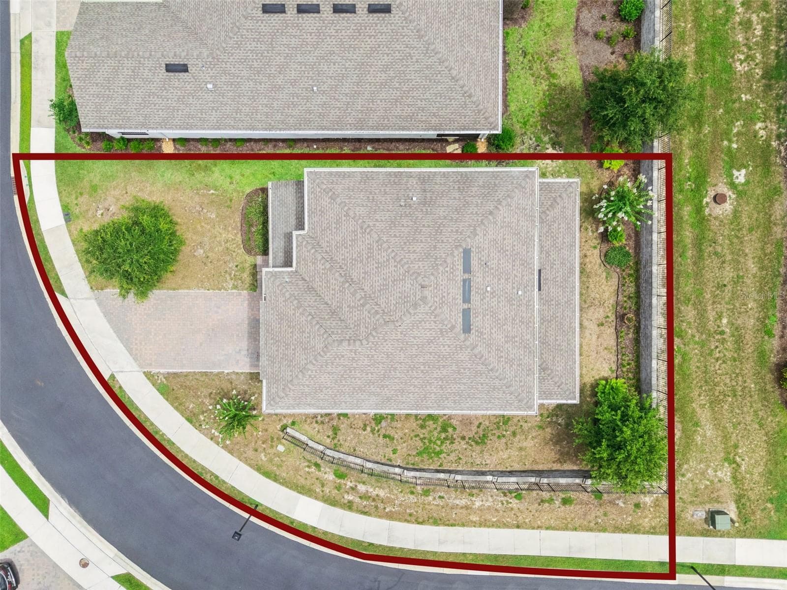 Aerial view of the homesite - 1235 DORA PARC LN, MOUNT DORA