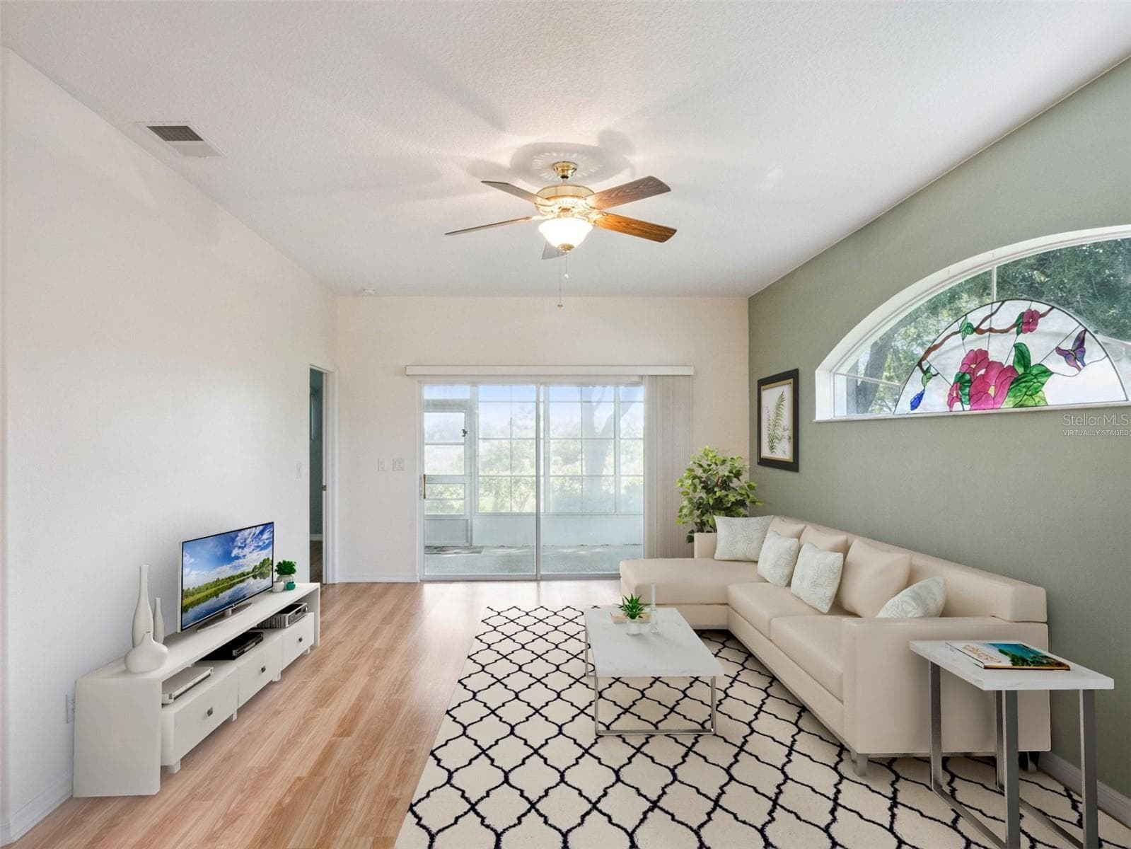 Living Room Virtually Staged - 4519 INVERNESS DR, LEESBURG