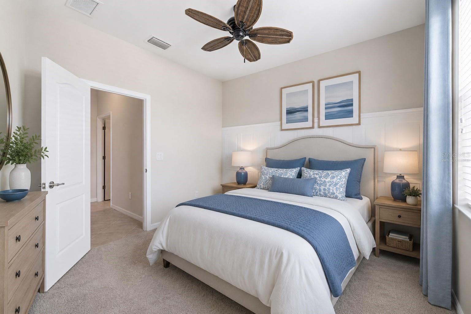 Virtually Staged Guest Room - 6907 QUIET CREEK DR, BRADENTON