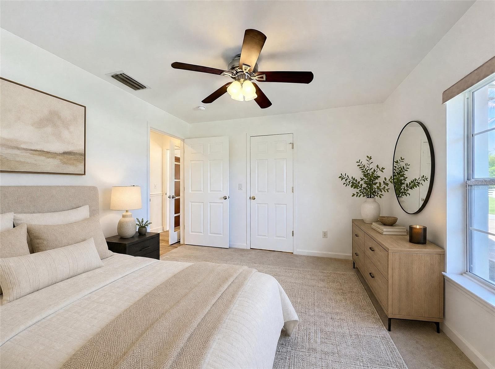 Virtually Staged Jack & Jill Bdrm. 1 Left Wing (half bath) - 2300 PINE MEADOWS PL, CHULUOTA