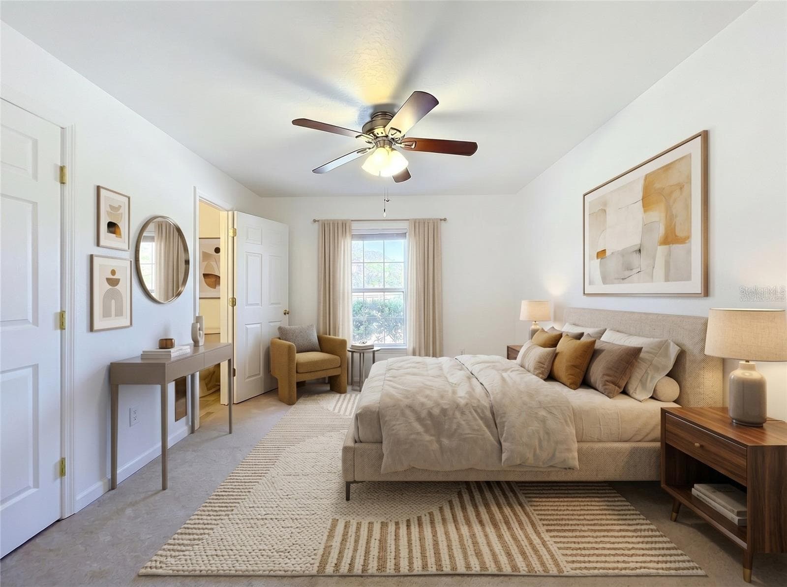 Virtually Staged Jack & Jill Bdrm. 2 Left Wing (half bath) - 2300 PINE MEADOWS PL, CHULUOTA