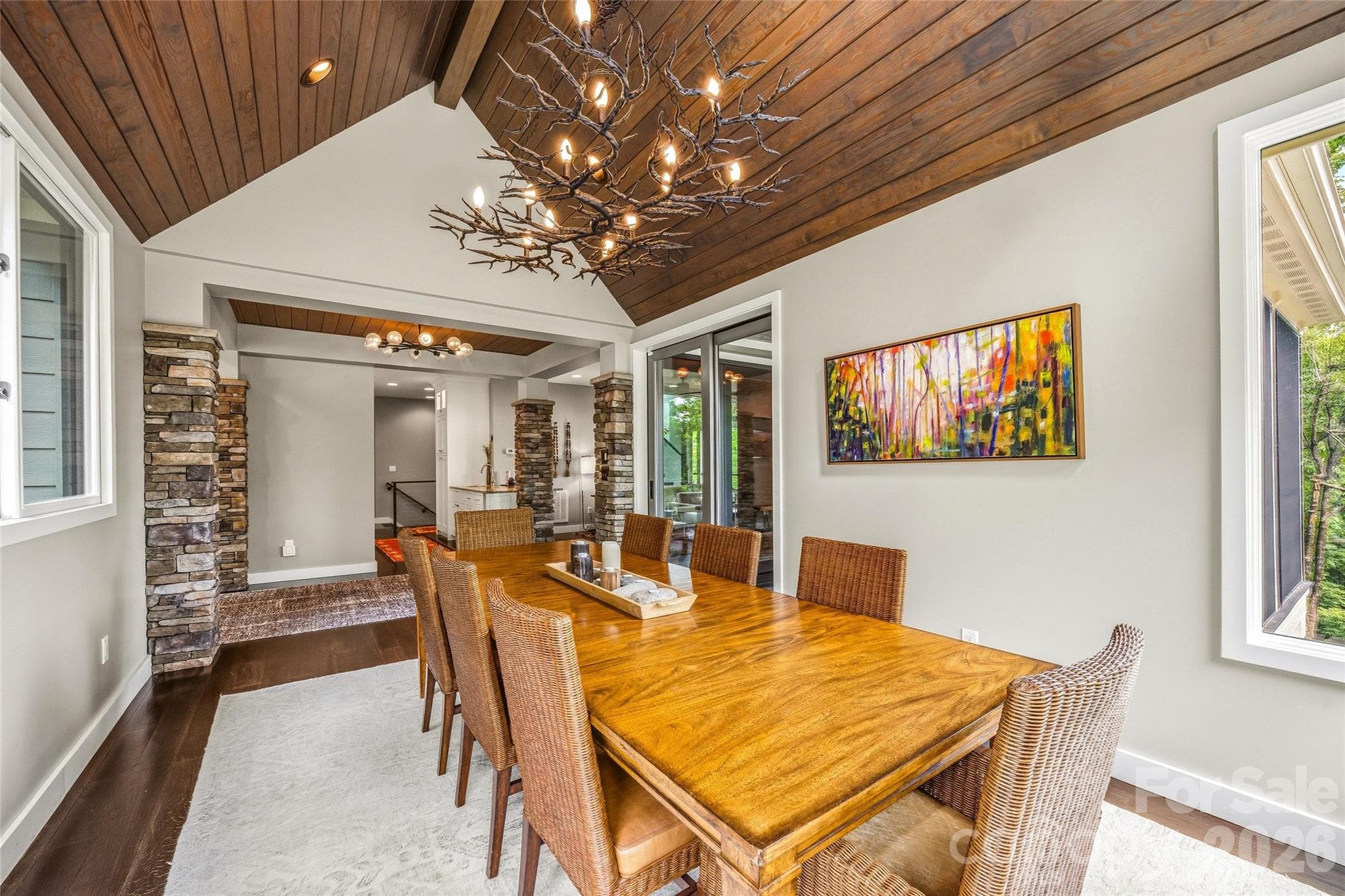 Dining Room - 233 Tanglewood Lane, Saluda
