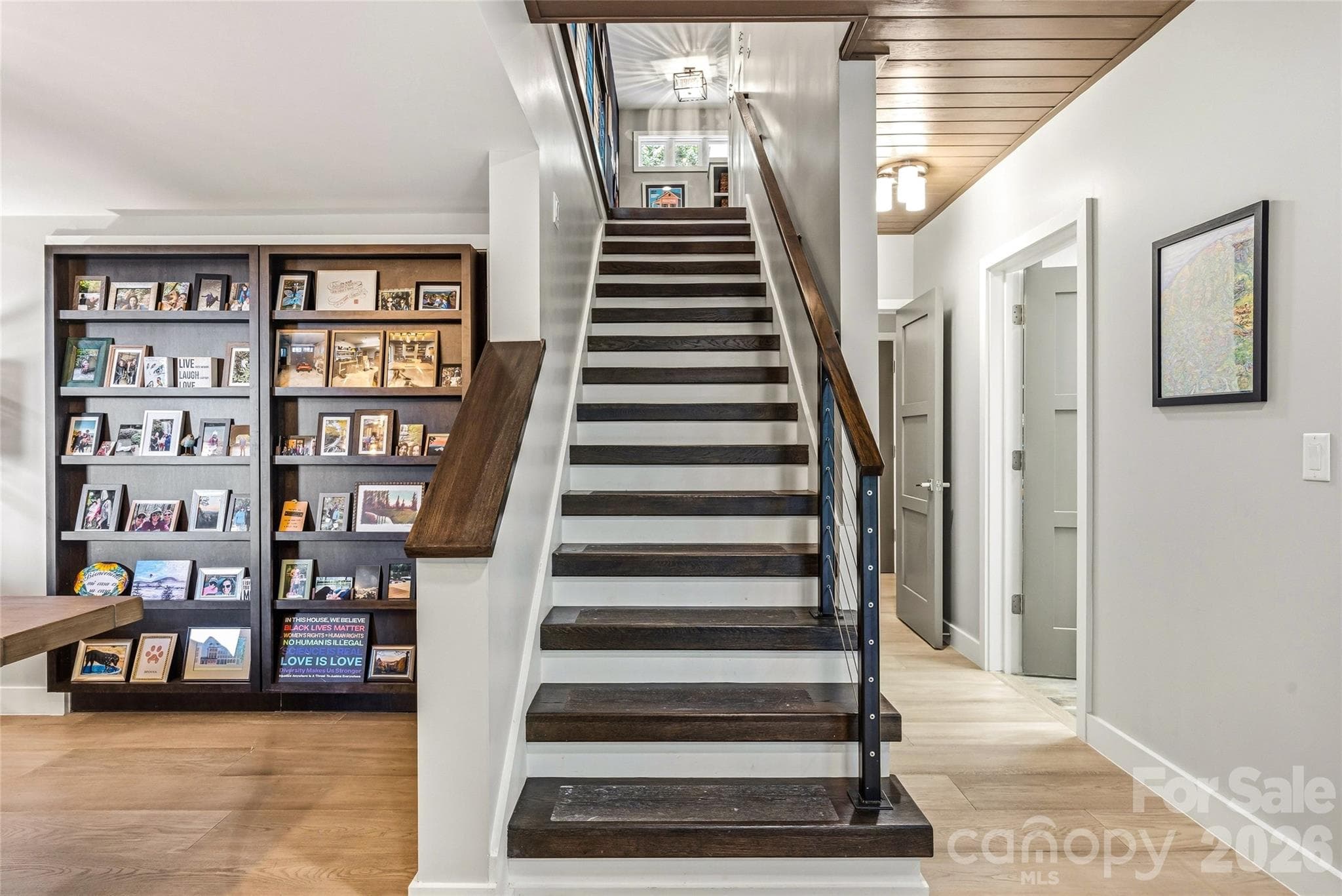 Downstairs to family room - 233 Tanglewood Lane, Saluda