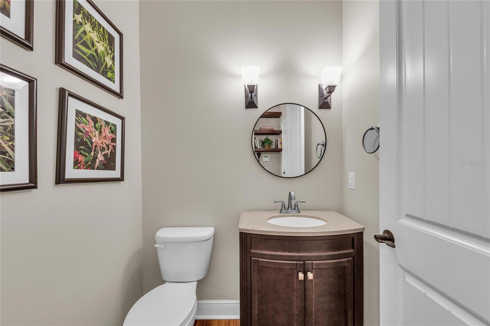 Half bath - downstairs - 5911 RIVER FOREST CIR, BRADENTON