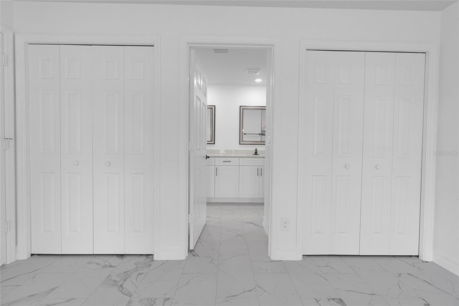 Master closets and master bathroom entryway - 1157 NW 7TH AVE, CAPE CORAL