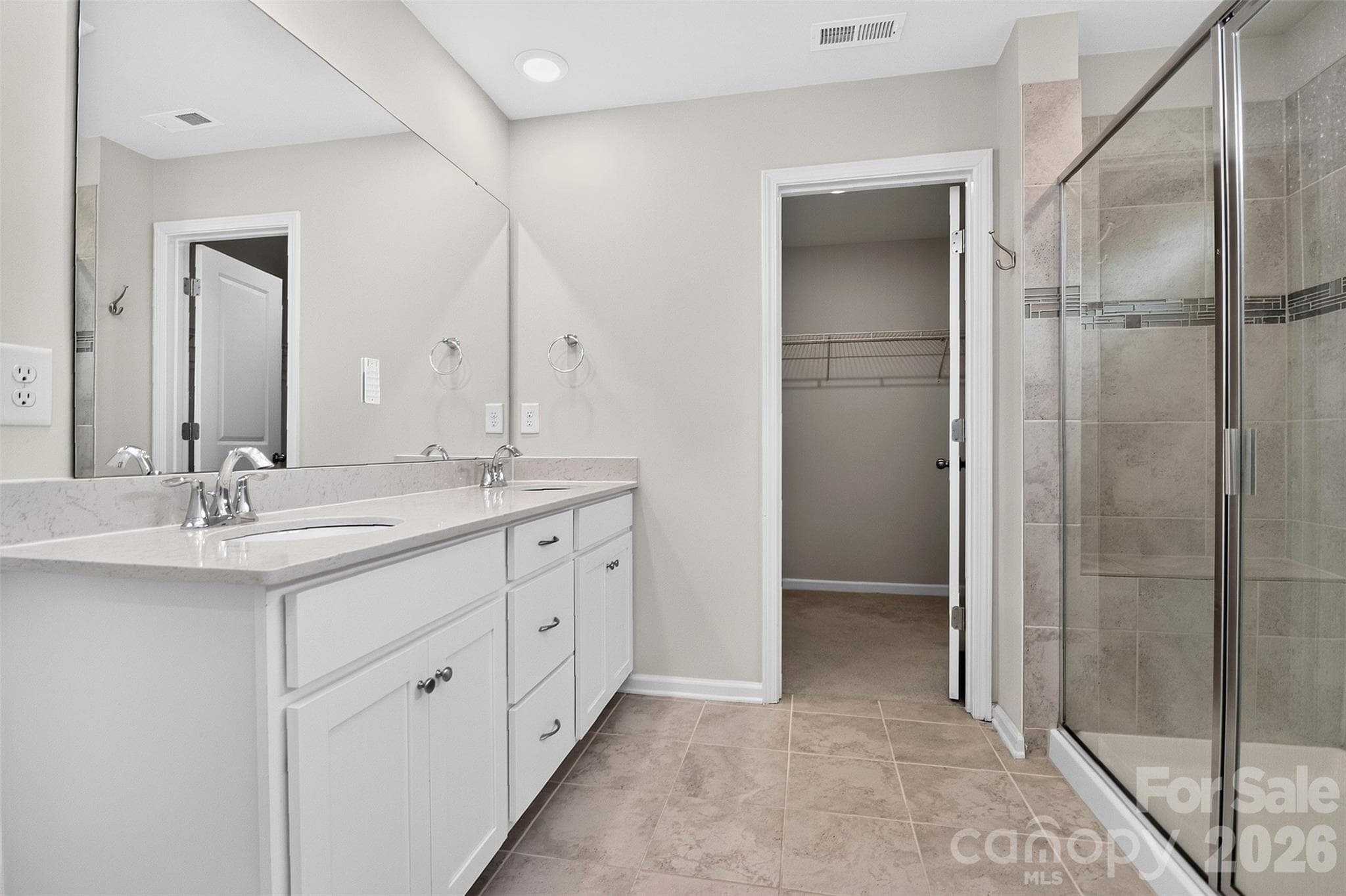Primary Bath - 17504 Terryglass Lane, Charlotte