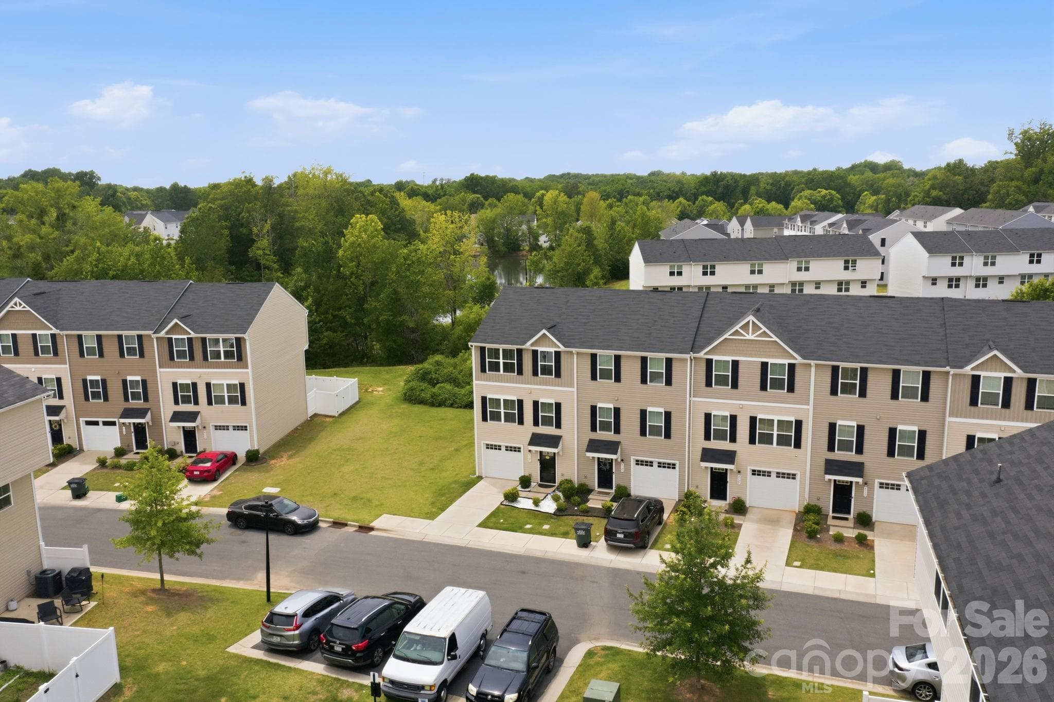 Aerial View - 6121 Cutwater Circle, Charlotte