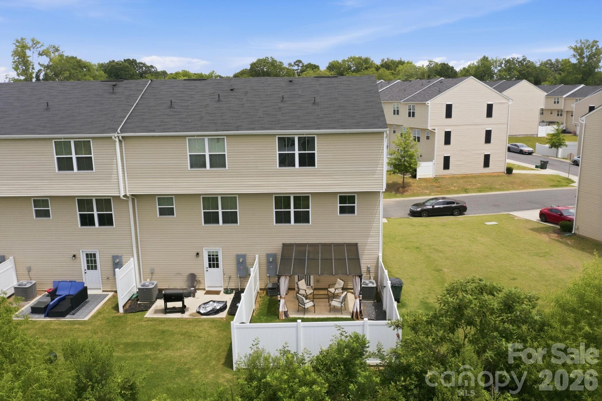Rear View - 6121 Cutwater Circle, Charlotte