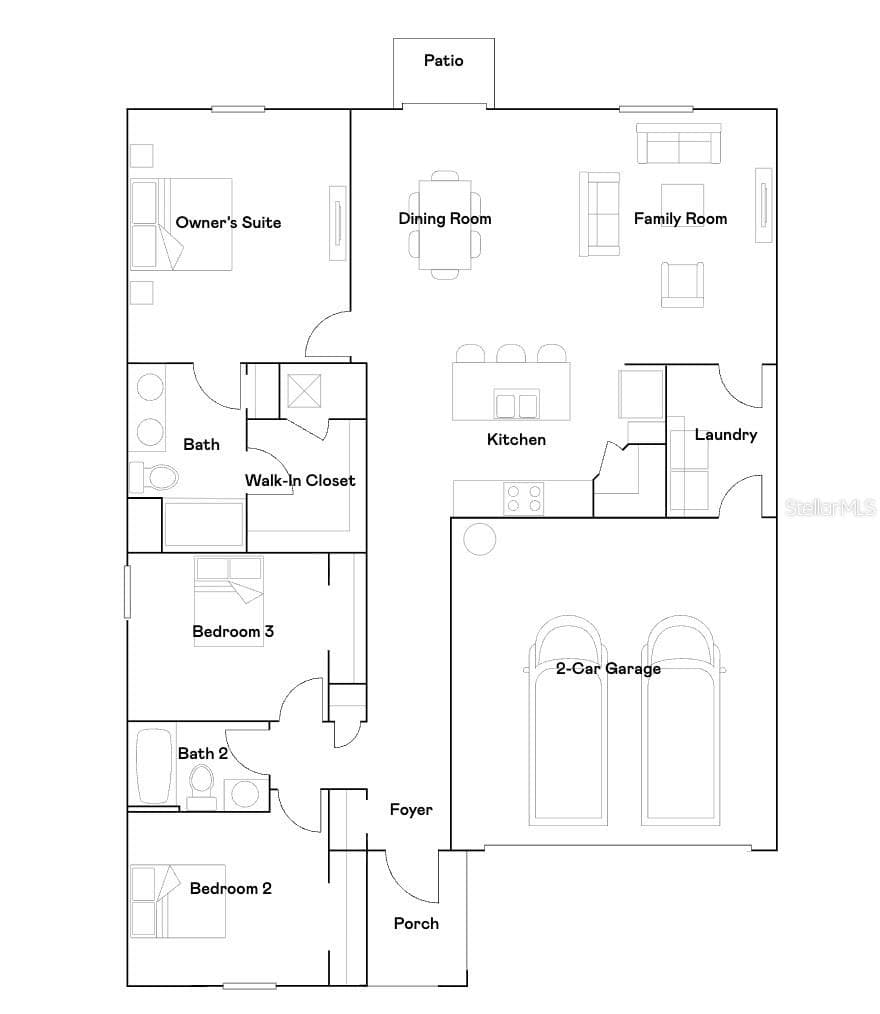 Floor Plan - 1104 TYLER LOOP, WINTER HAVEN