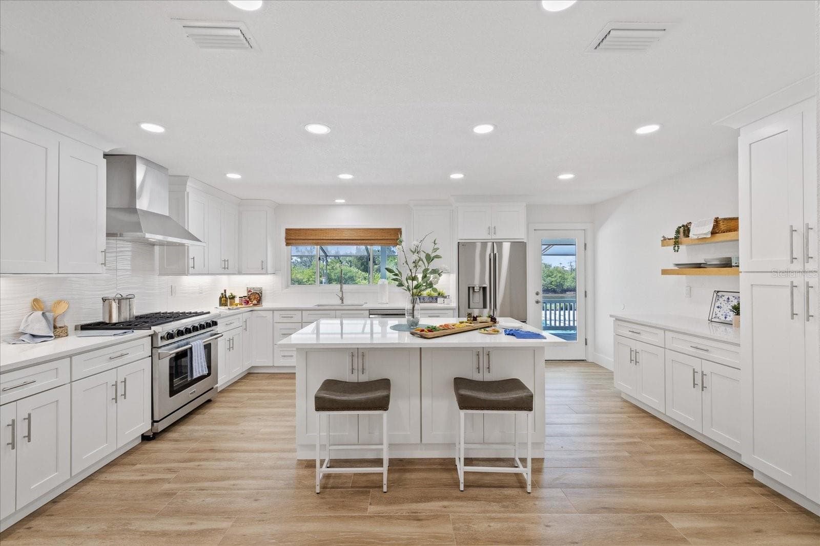 Water views from kitchen window - 5623 HULL CT, NEW PORT RICHEY