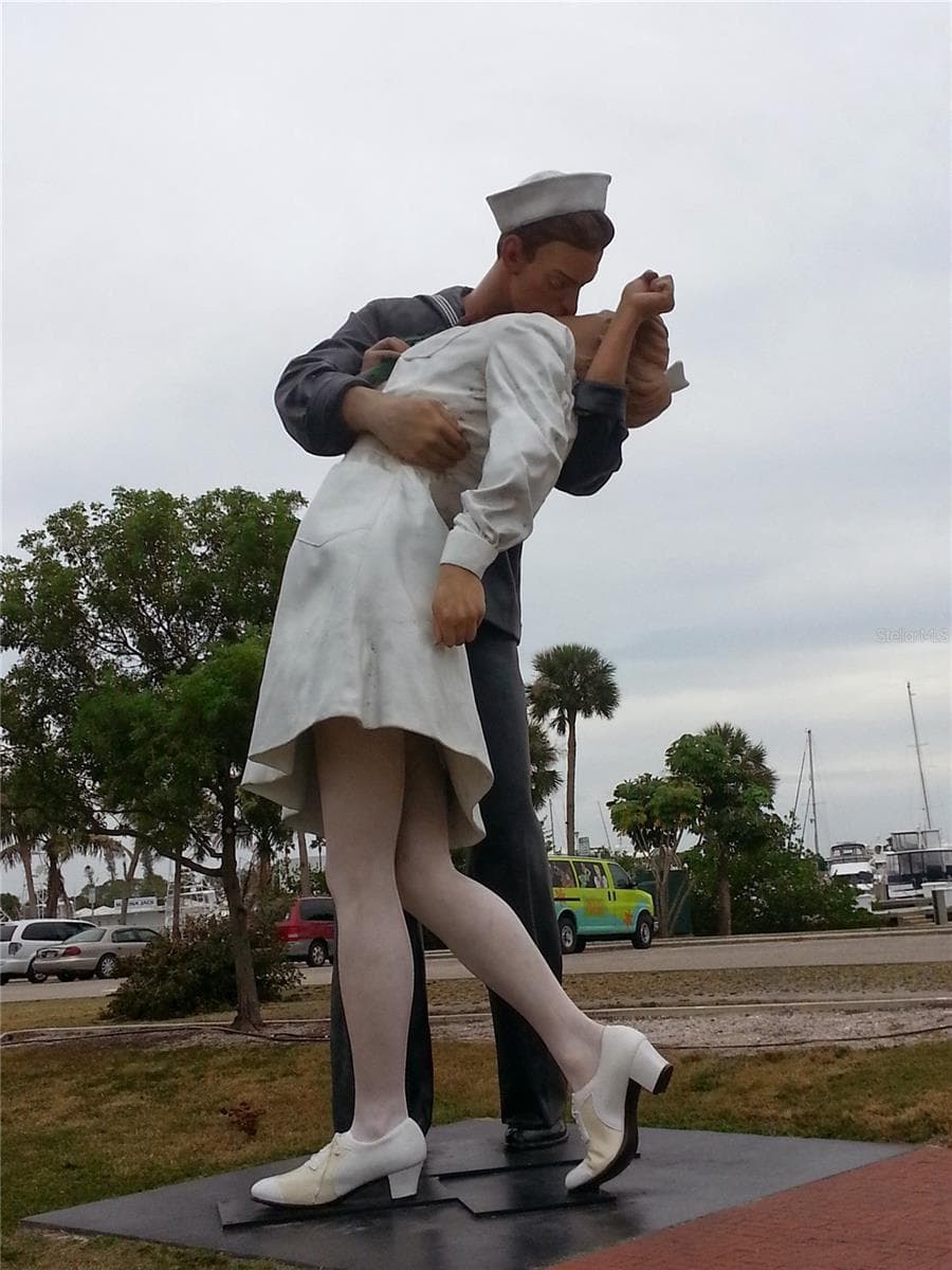 "Unconditional Surrender" located at Sarasota's Bay front Park. - 2008 CANAL DR #M3, BRADENTON