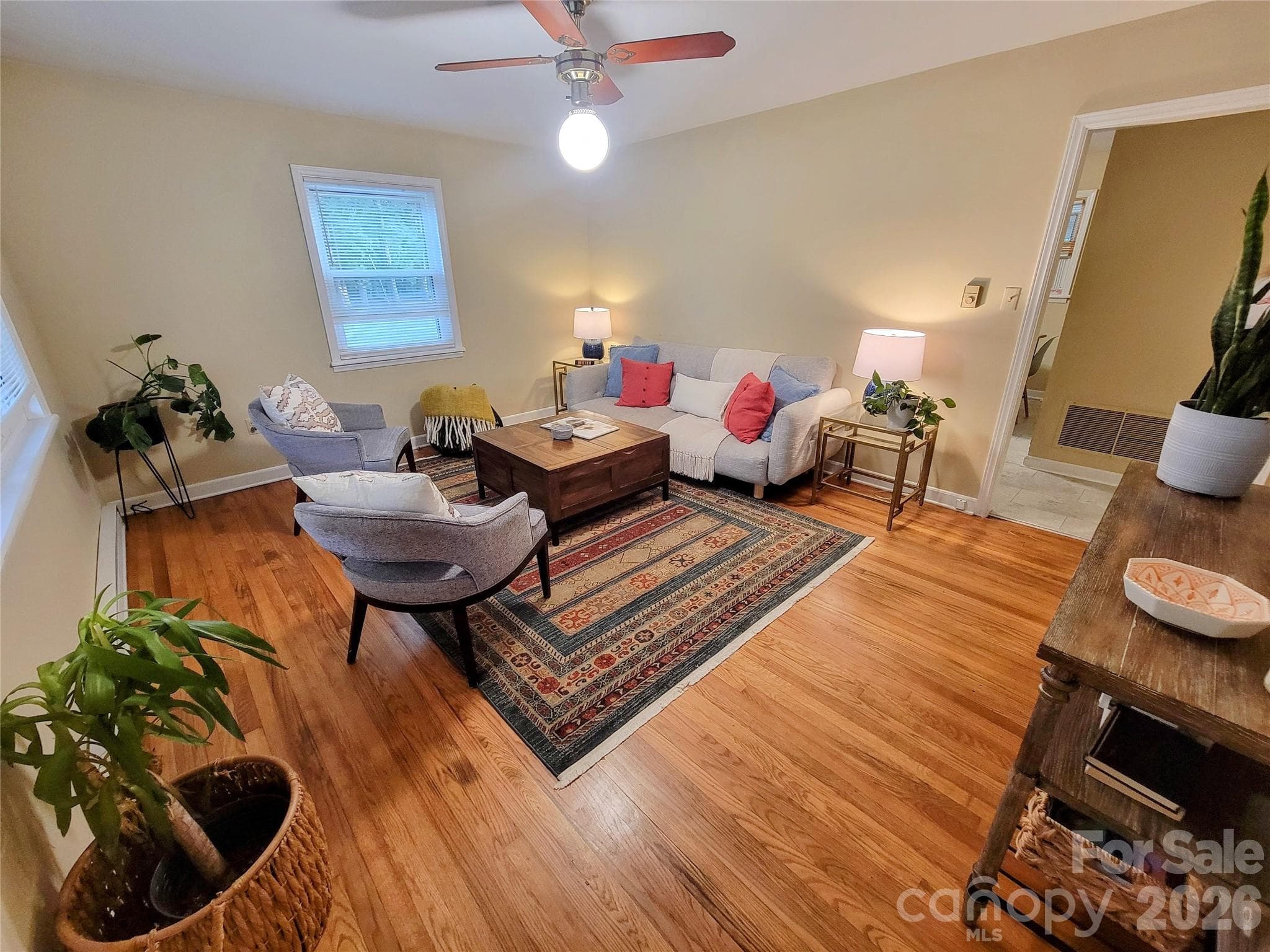 Living Room from Front Door - Asheville