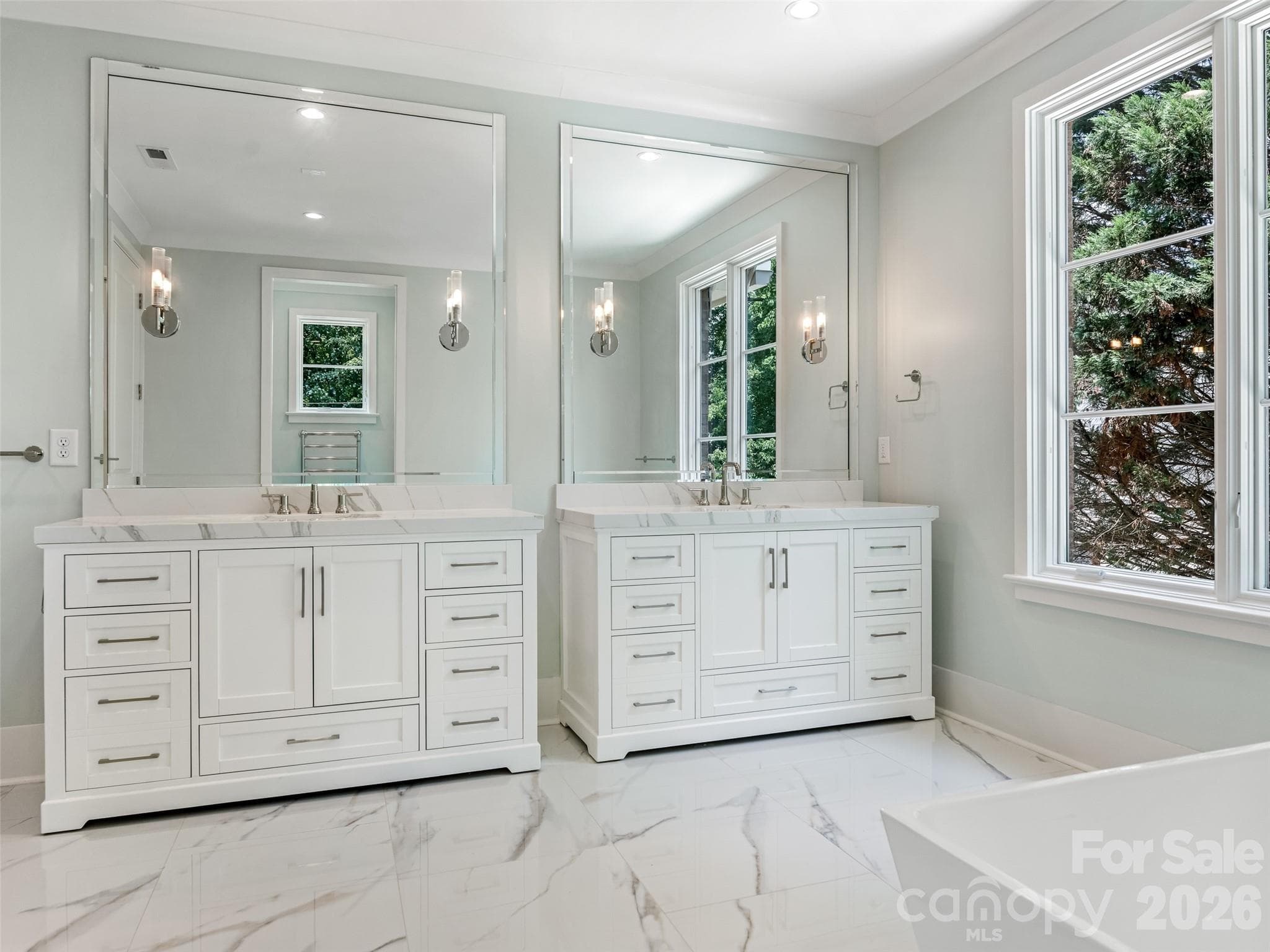 Primary Bath - 6740 Newhall Road, Charlotte
