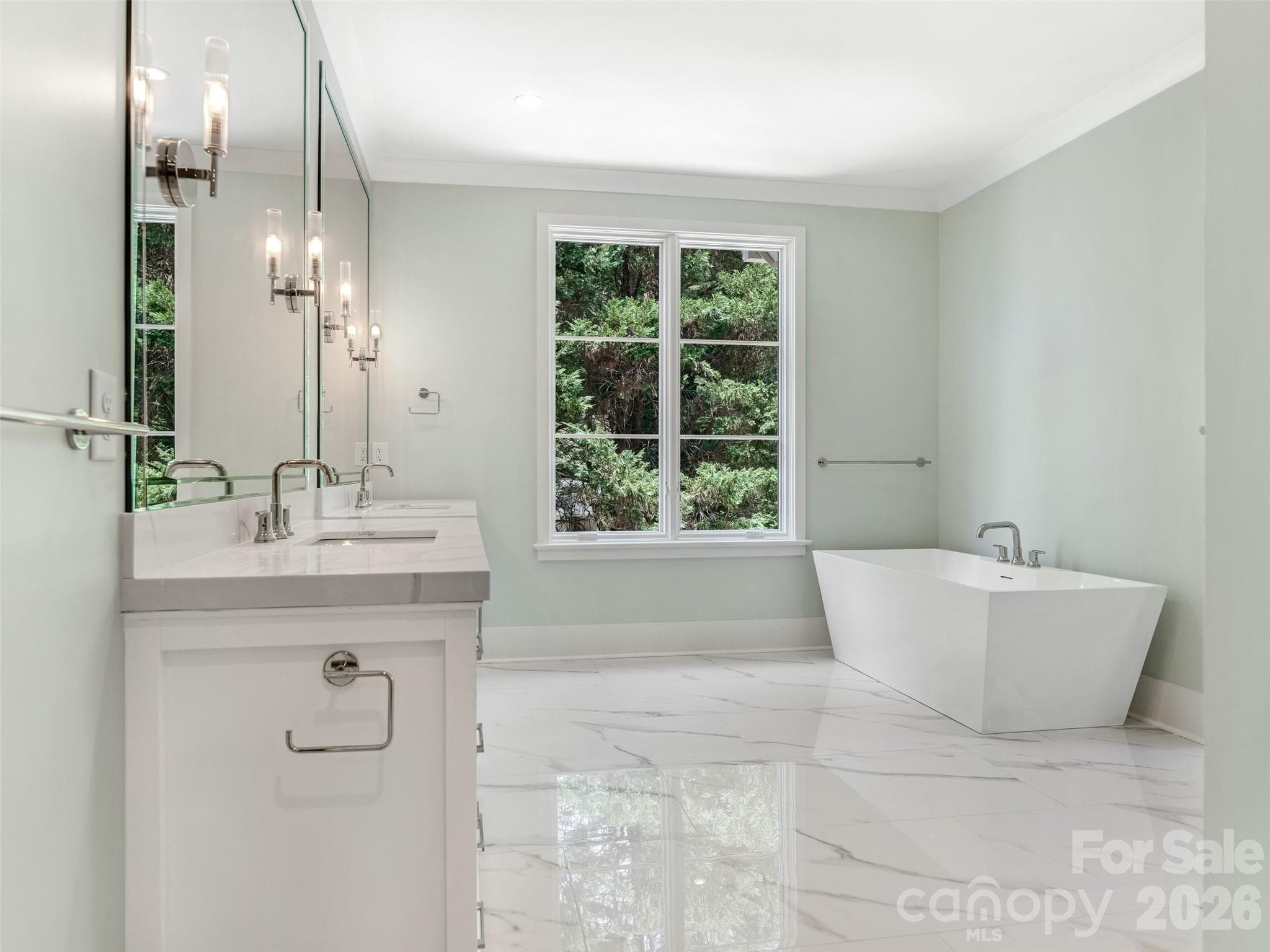 Primary Bath - 6740 Newhall Road, Charlotte
