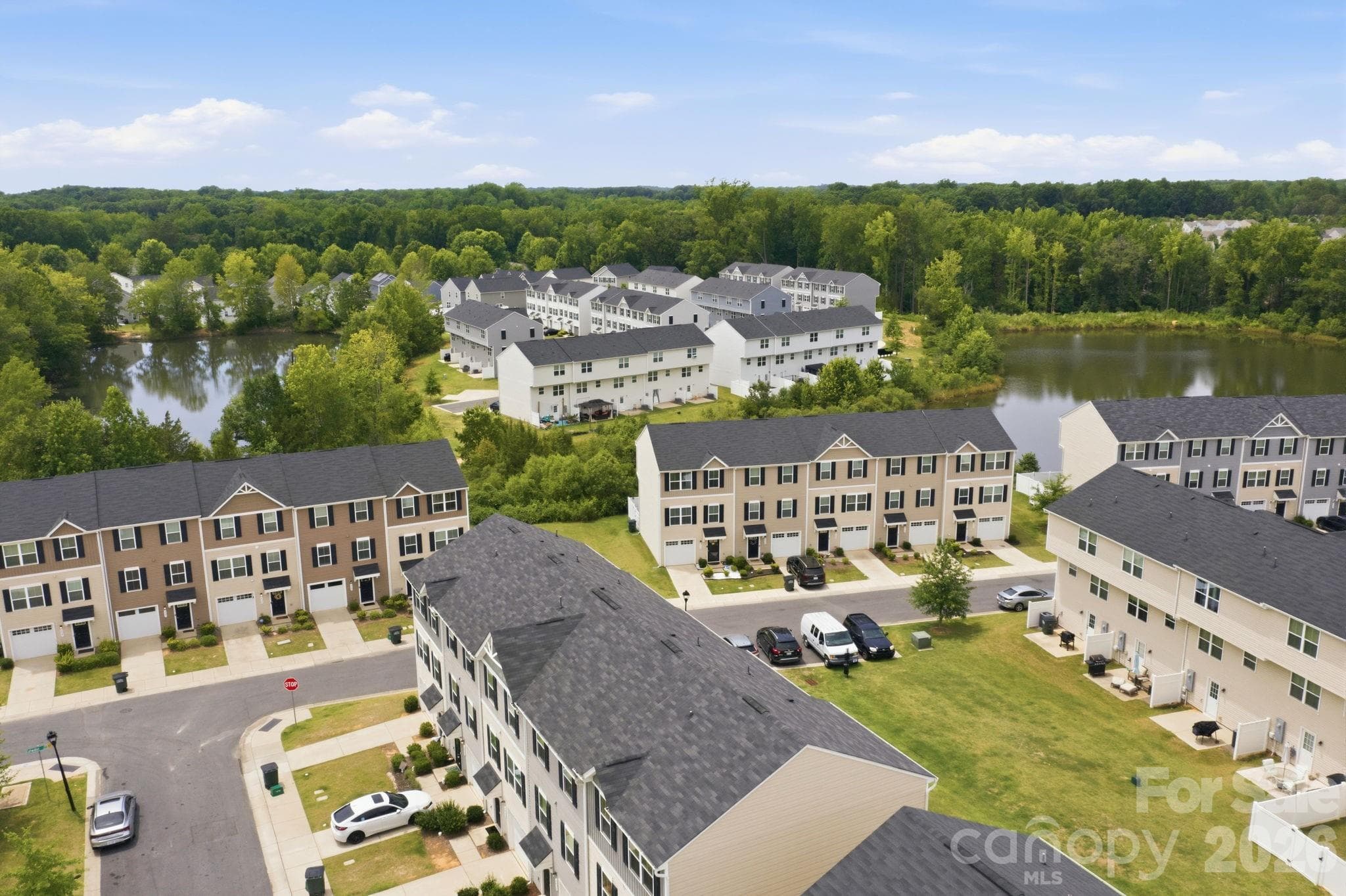 Aerial View Neighborhood - 6121 Cutwater Circle, Charlotte