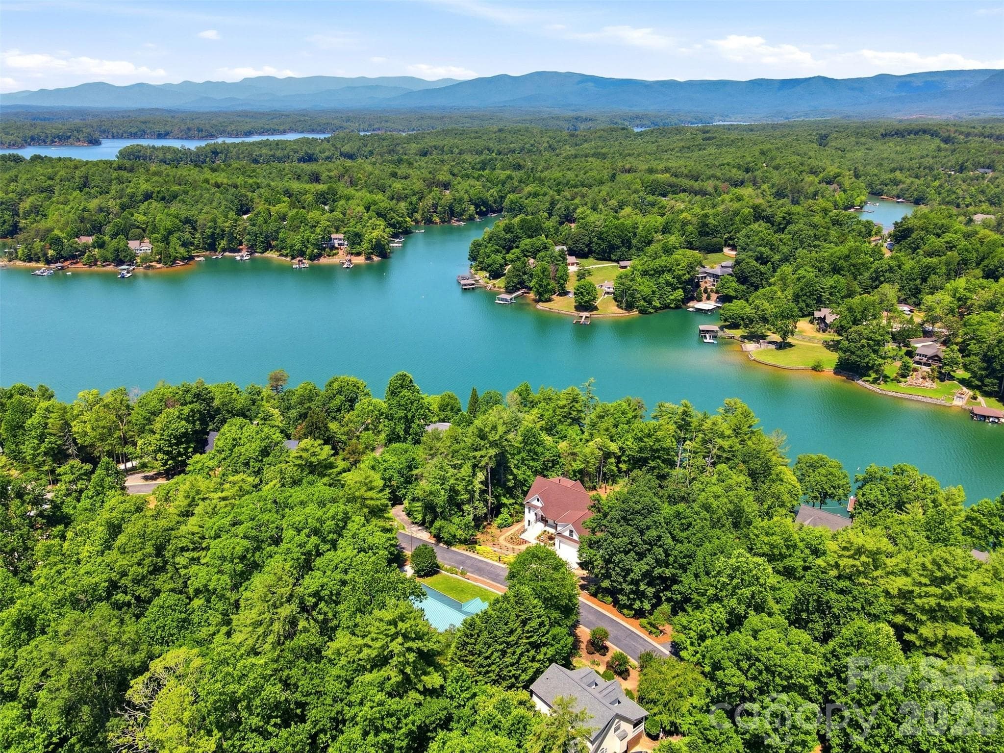 Second row from Lake James - Morganton