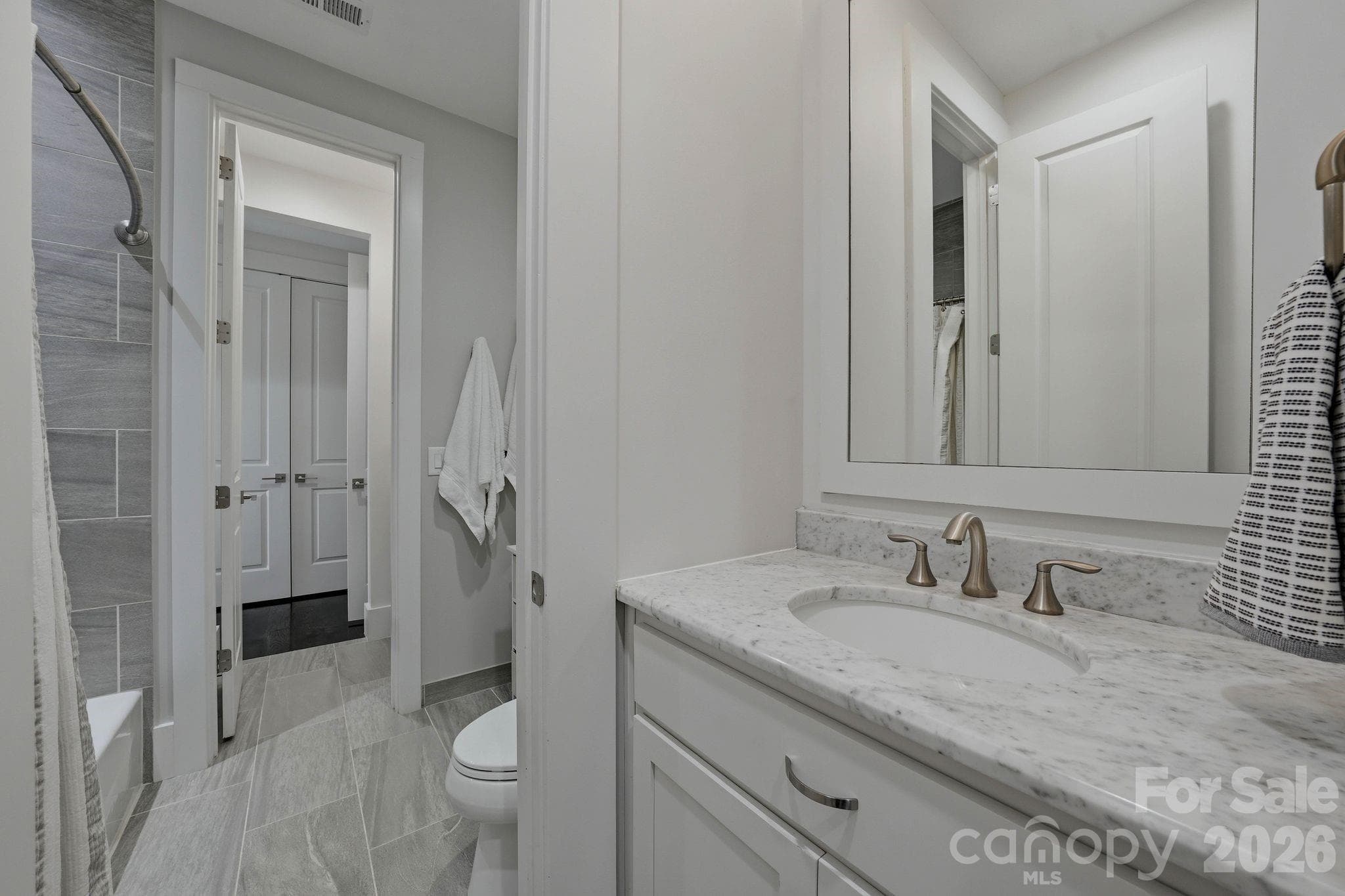 Jack-n-Jill Bathroom - 16525 Forest Home Road, Charlotte