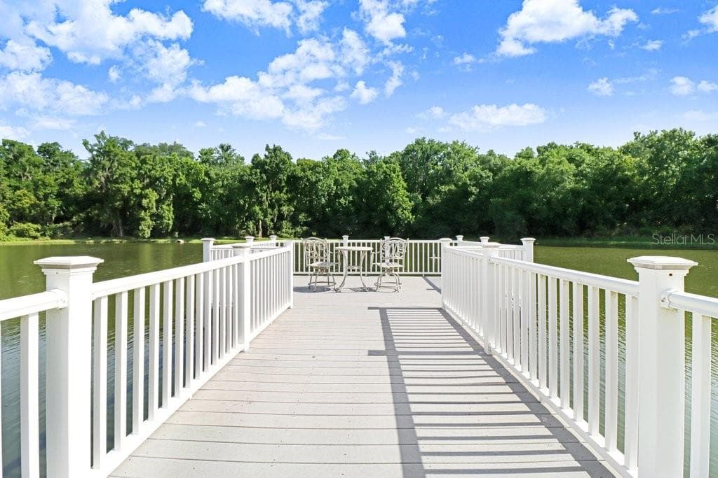 Dock to pond. - 4949 PLEASANT HOLLOW TRL #211, LAKELAND