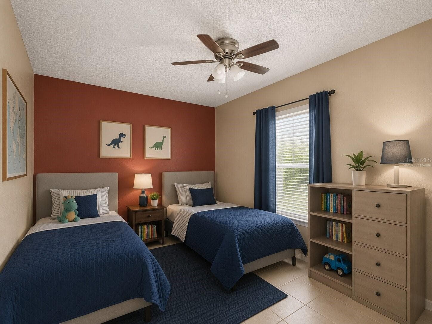 Virtually Staged Bedroom_1018RedBayTer_PortCharlotte_NaturalLight_Corner.jpg - 1018 RED BAY TER NW, PORT CHARLOTTE