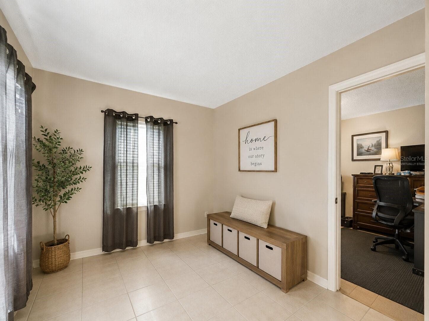 Virtually StagedFlexRoom_1018RedBayTer_PortCharlotte_NaturalLight_Entry.jpg - 1018 RED BAY TER NW, PORT CHARLOTTE