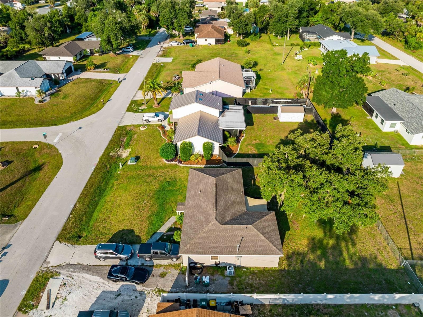 Aerial_1018RedBayTer_PortCharlotte_CornerLot_Overhead.jpg - 1018 RED BAY TER NW, PORT CHARLOTTE