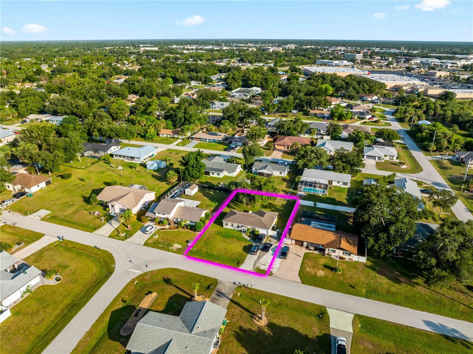 Aerial_1018RedBayTer_PortCharlotte_CornerLot_Overhead.jpg - 1018 RED BAY TER NW, PORT CHARLOTTE