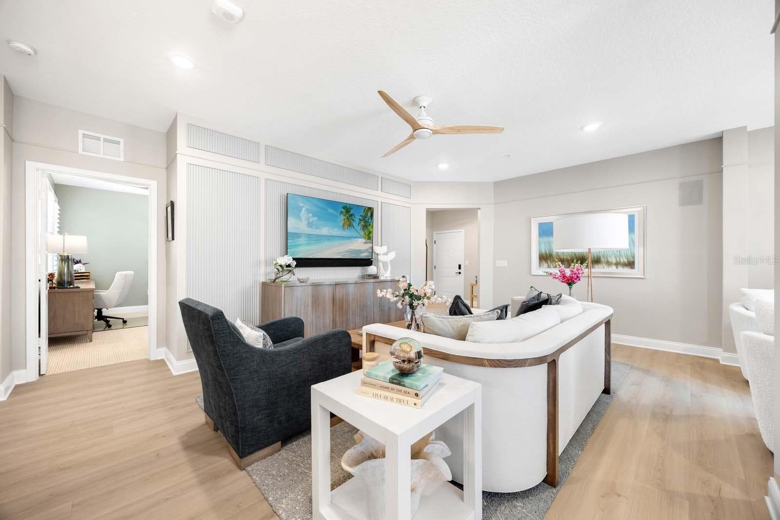 Living Room - 7557 LAUREATE BLVD #6407, ORLANDO