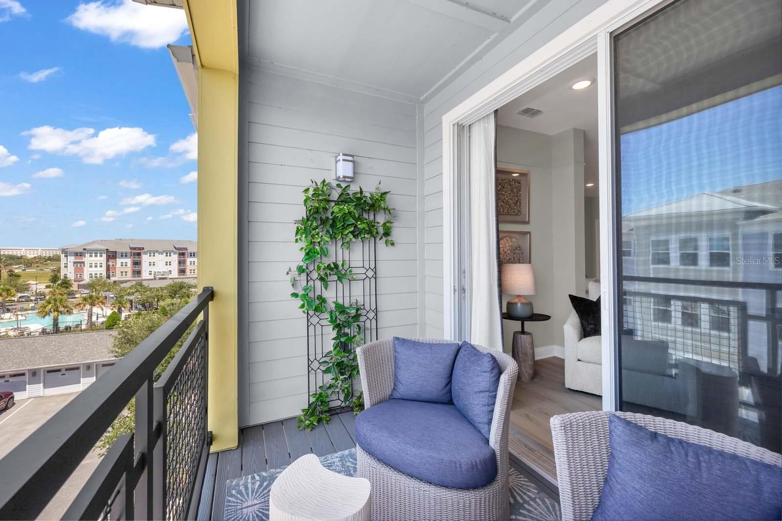 Balcony - 7557 LAUREATE BLVD #6407, ORLANDO