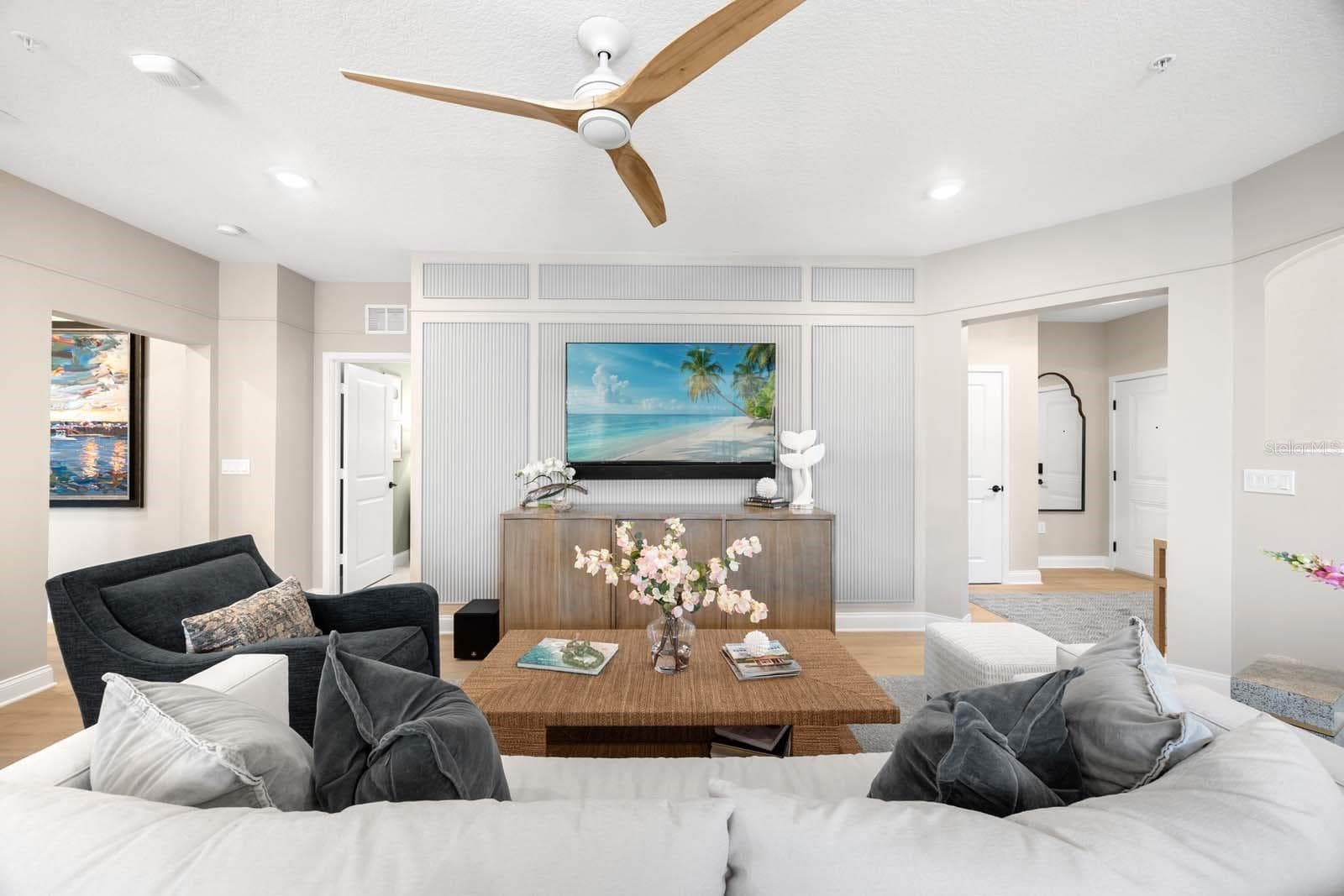 Living Room - 7557 LAUREATE BLVD #6407, ORLANDO