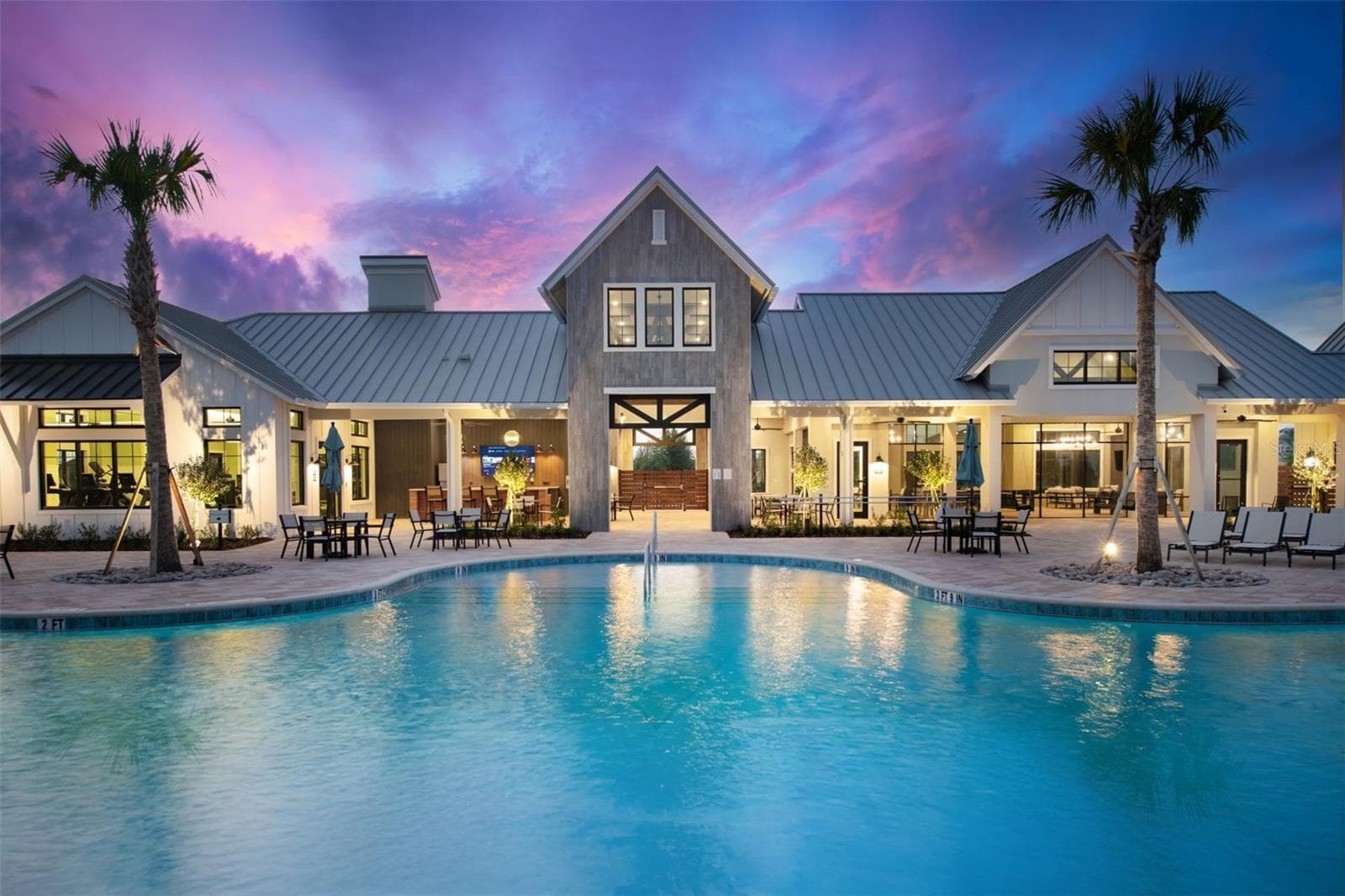 Resort Style Pool - 33411 BARNEBROOK DR, WESLEY CHAPEL