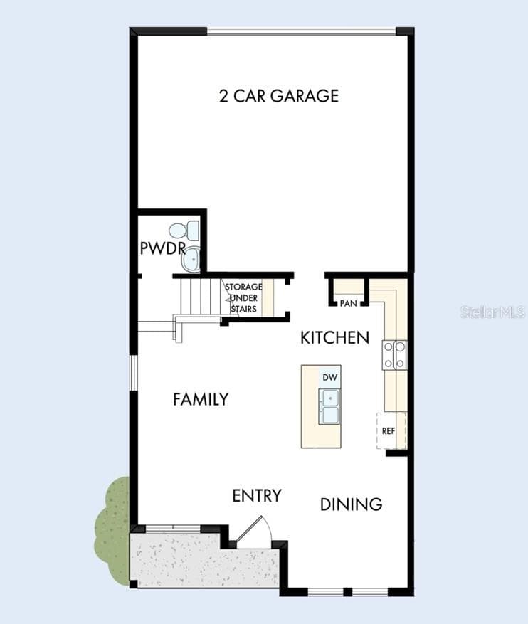 Floor Plan First Floor - 7199 TIDELAND LN, SARASOTA