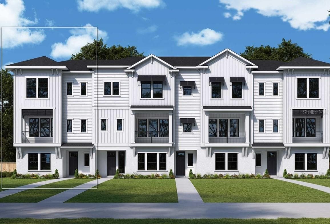 Front Exterior Rendering **Paint Colors May Vary - 1650 SPRINGWELL LN, SARASOTA