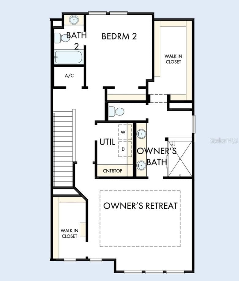Floor Plan Third Floor - 1650 SPRINGWELL LN, SARASOTA