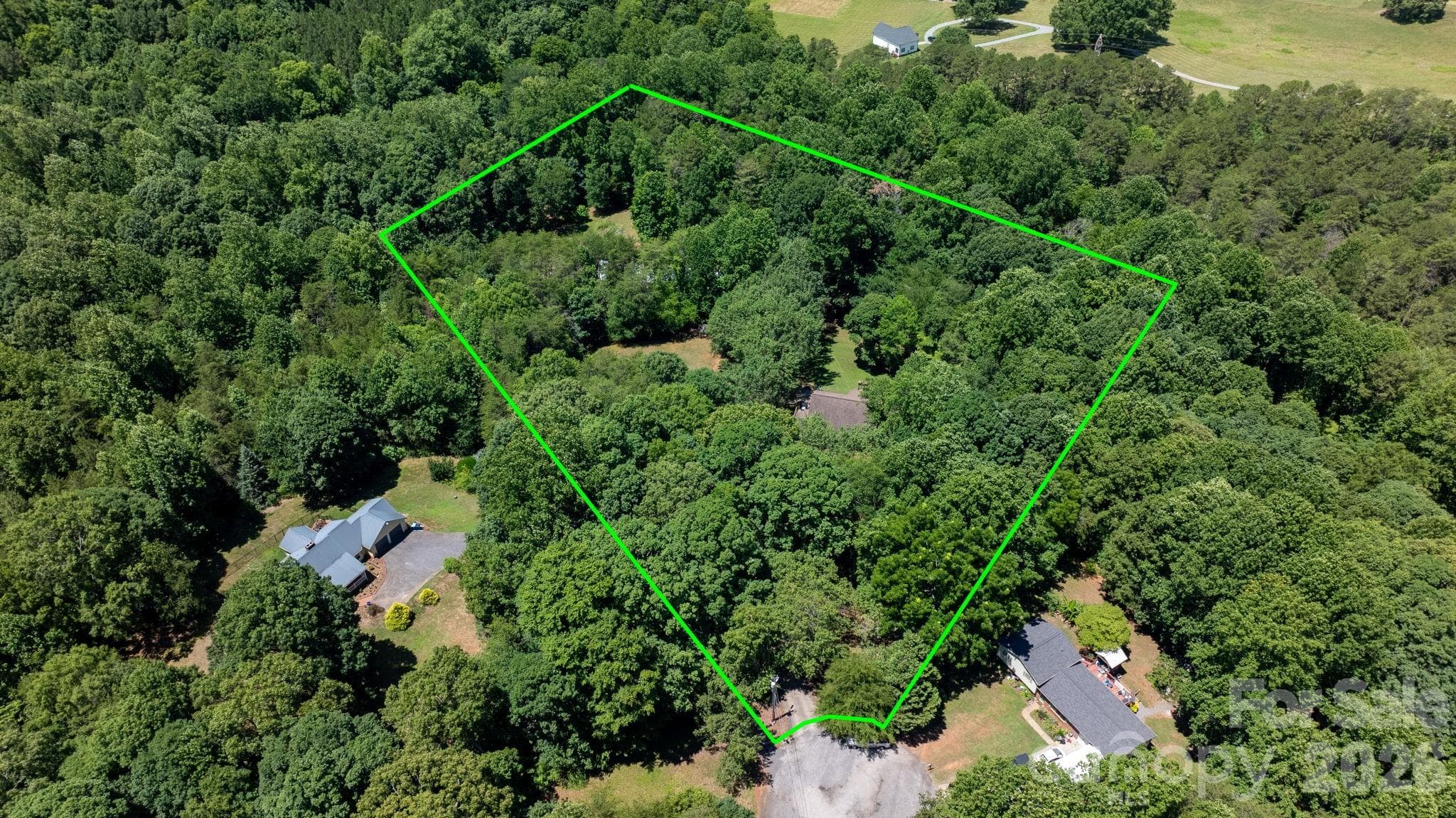 Appox. Lot Lines Overview - 4093 Fairview Drive, Maiden