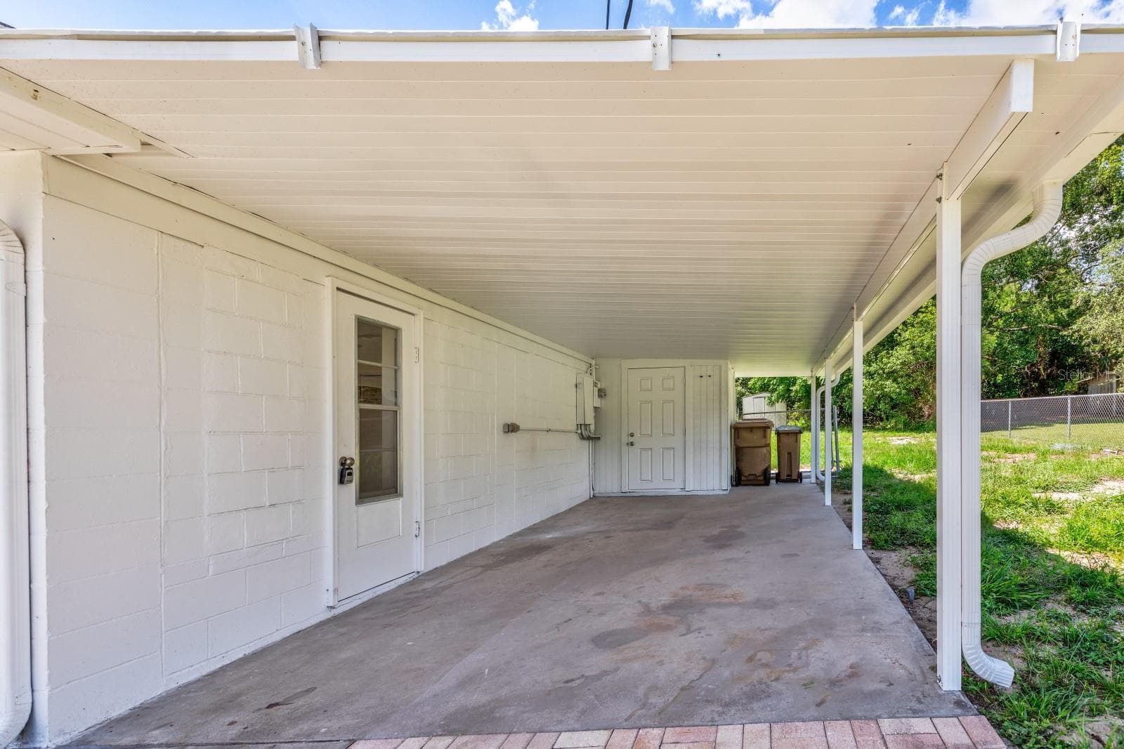 carport interior - 5222 EAGLES NEST RD, FRUITLAND PARK