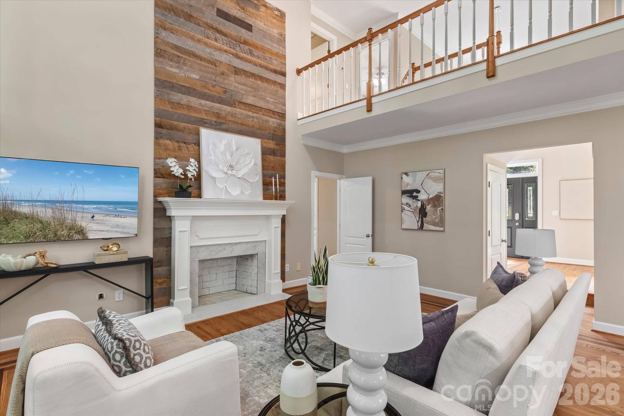 Two story family room - Mooresville