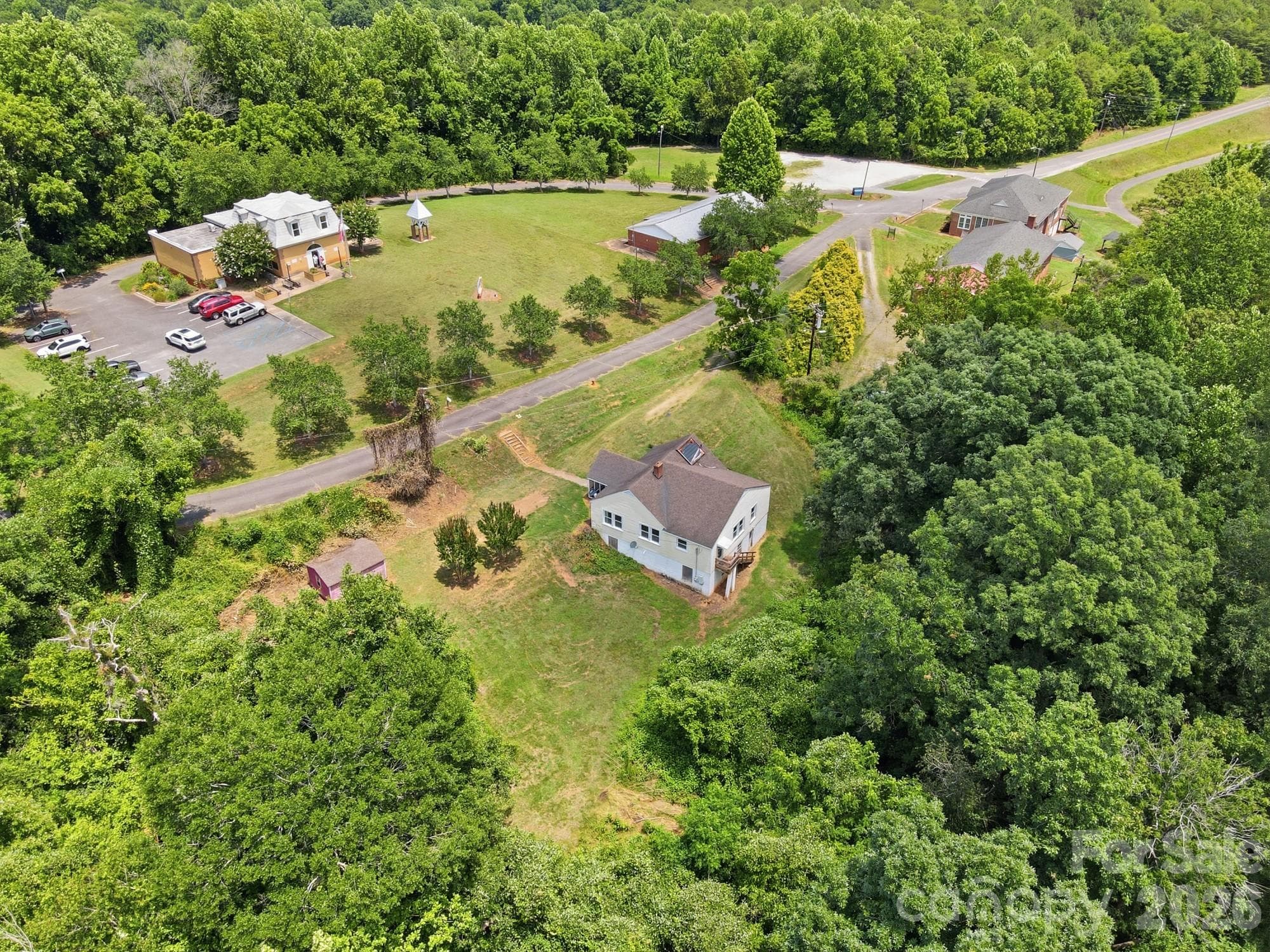 Aerial View of properties surrounding subject - 121 Piedmont Drive, Lawndale