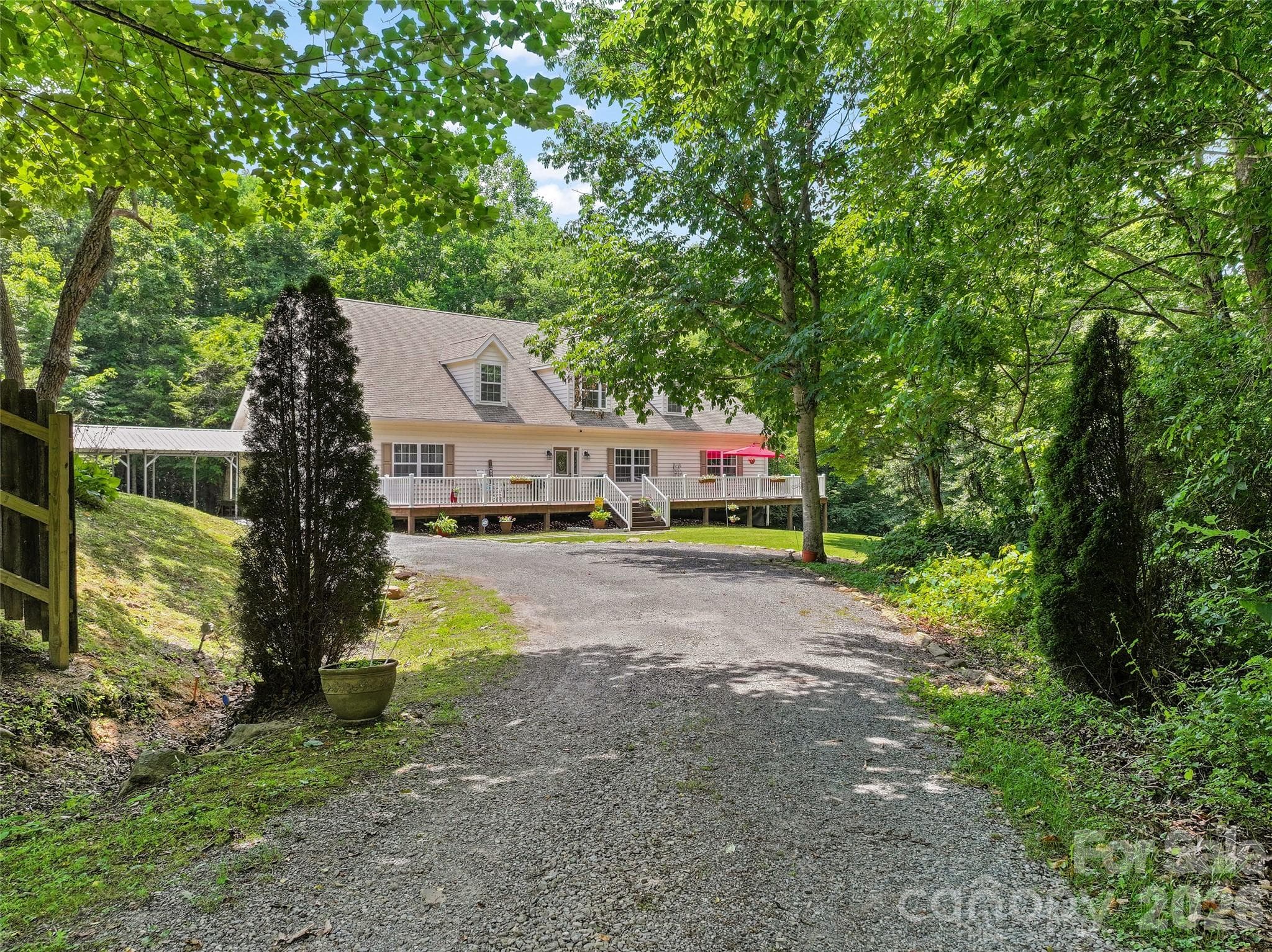 View from driveway - Waynesville