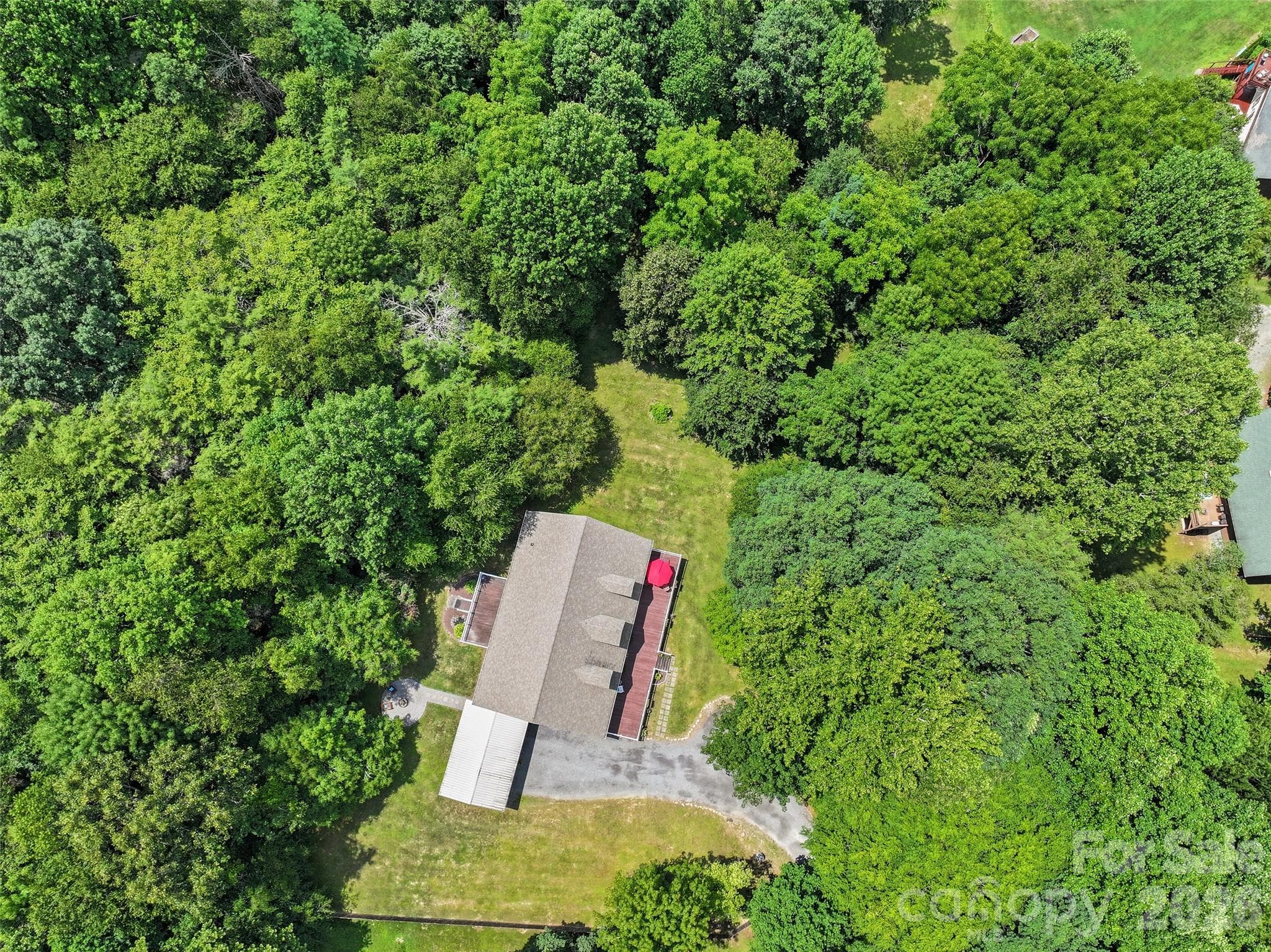 Aerial view of home - Waynesville