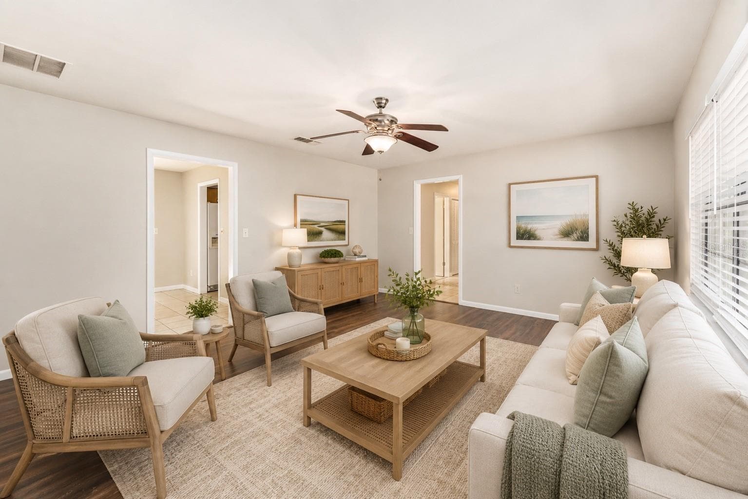 Large Living Area - Virtually Staged - 2541 NW 52ND PL, GAINESVILLE