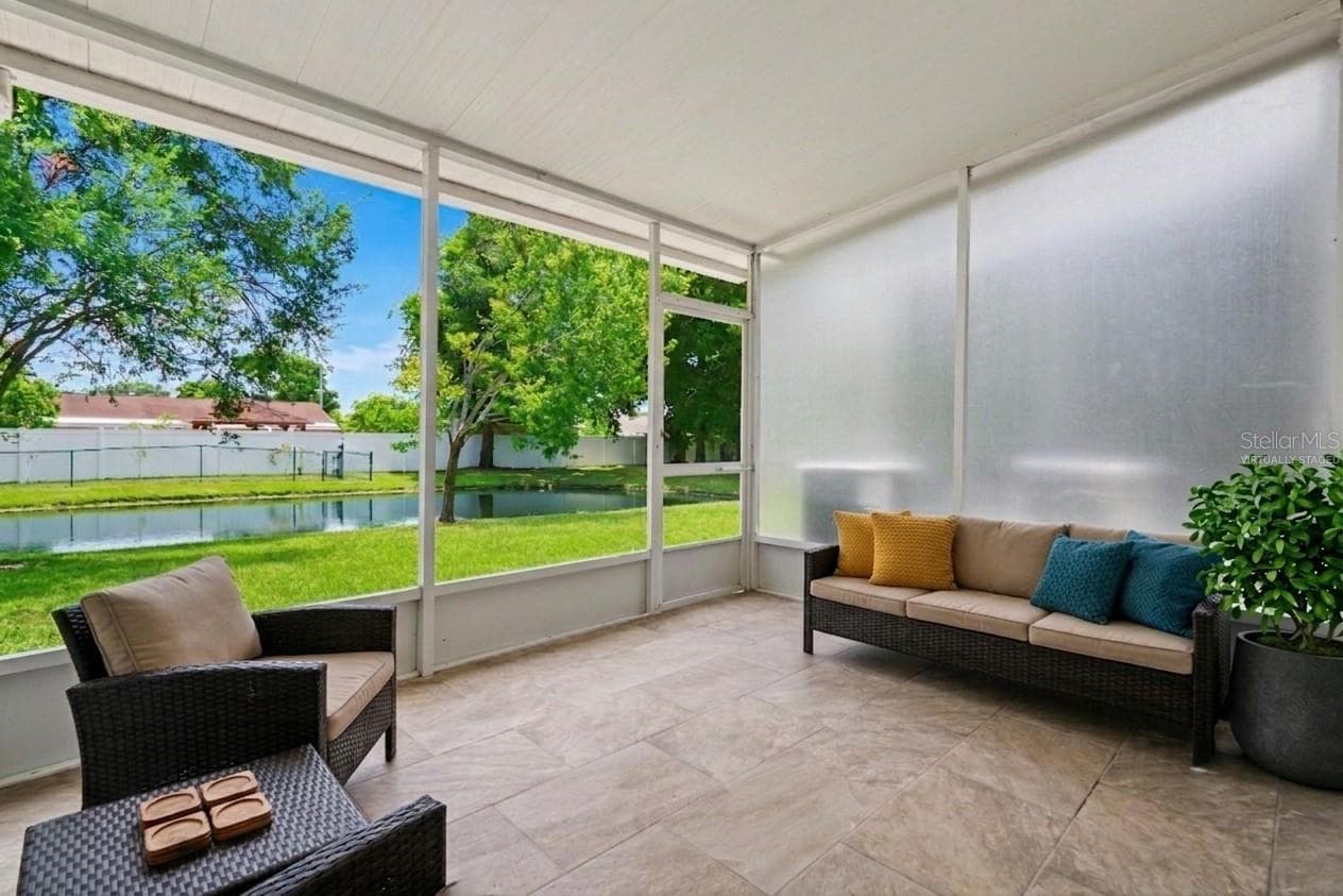 Patio Virtually Staged - 8471 SANDY BEACH ST, TAMPA