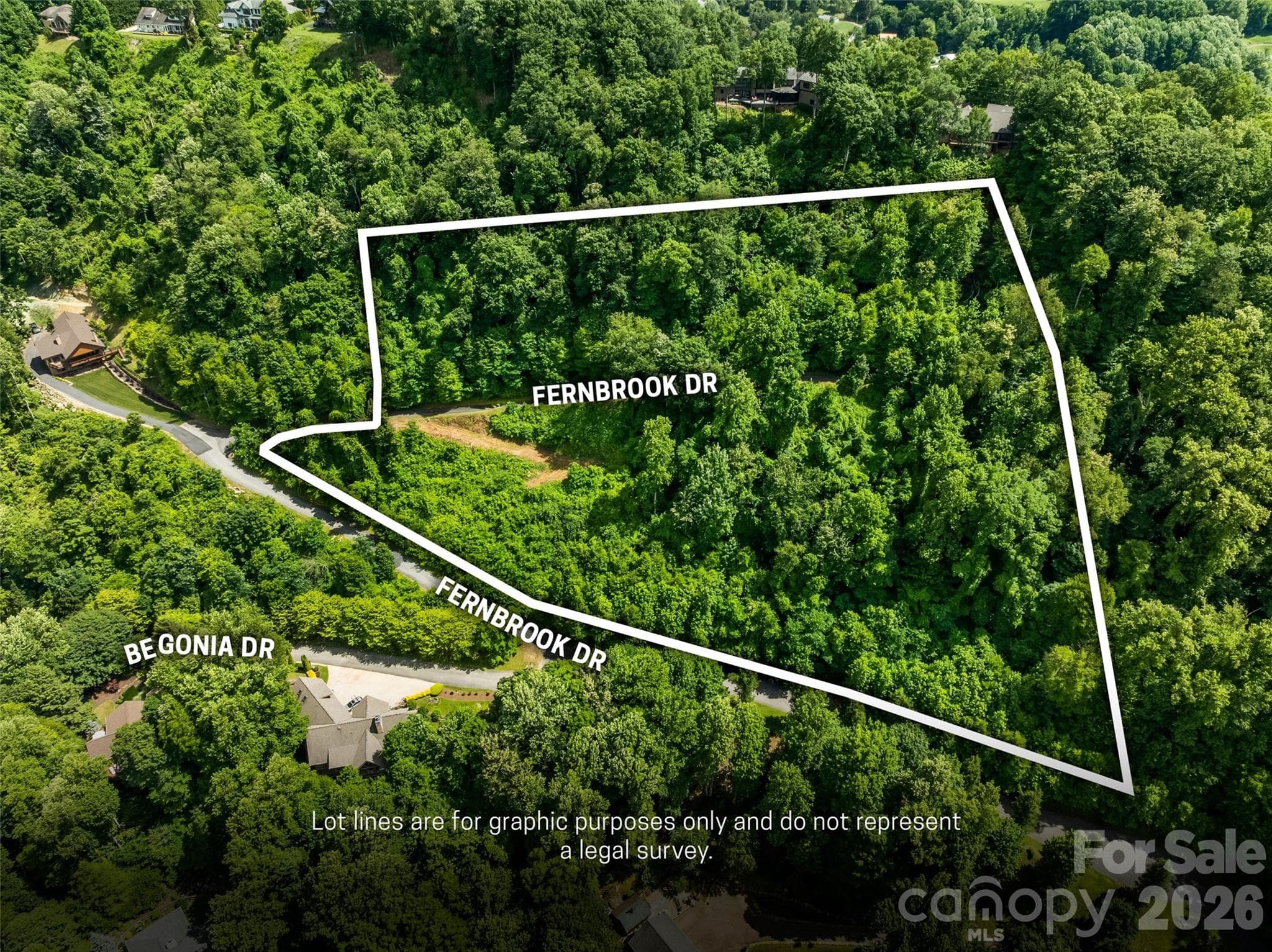 Drone Lot Line Overlay - Waynesville