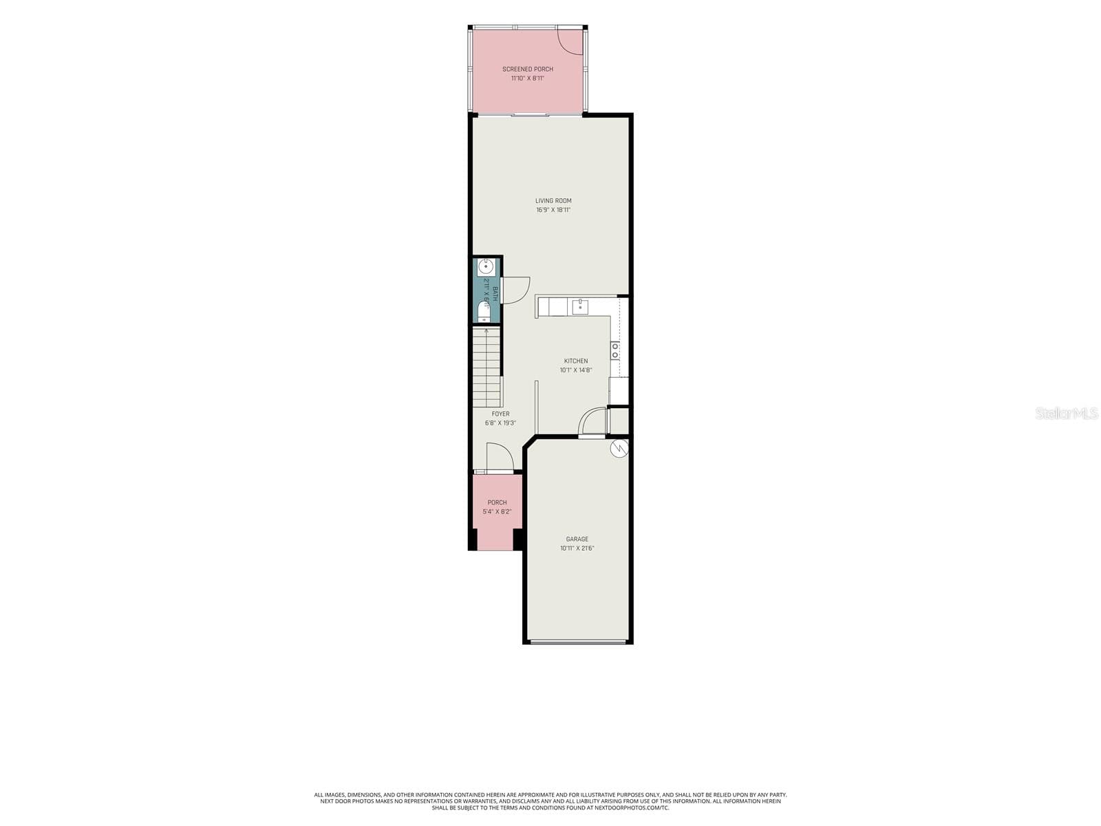 First Floor - 8471 SANDY BEACH ST, TAMPA