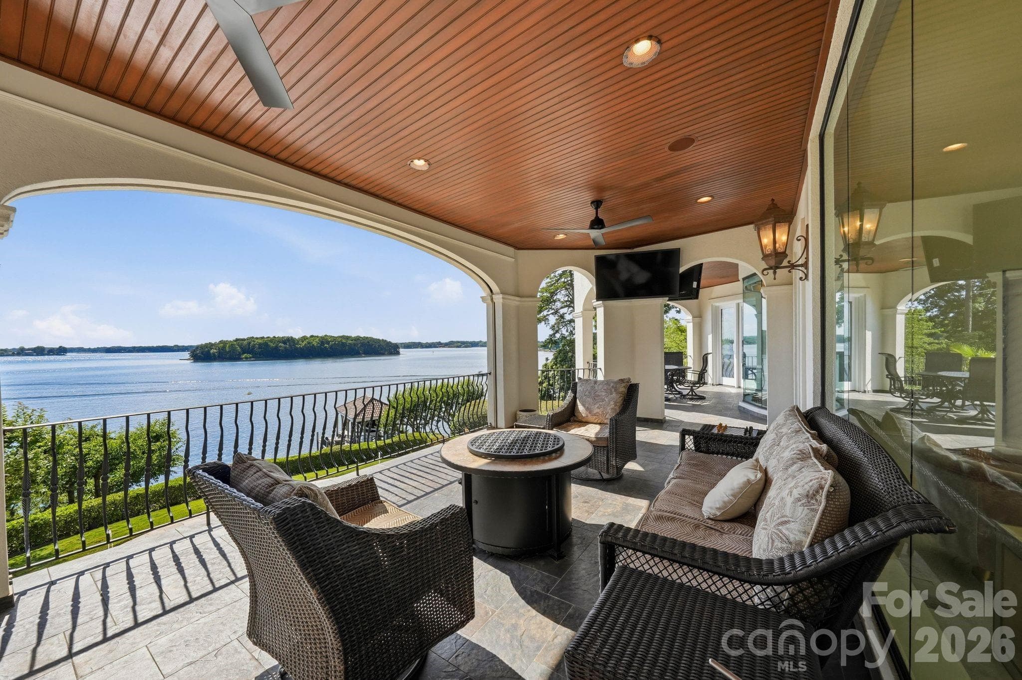Covered terrace accessed from the keeping room and great room. - 16920 Harbor Master Cove, Cornelius