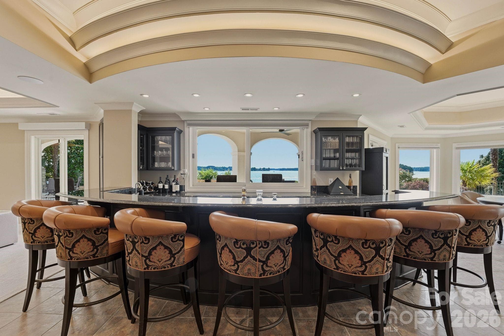 Lake-Level Bar w/ Passthrough Window - 16920 Harbor Master Cove, Cornelius