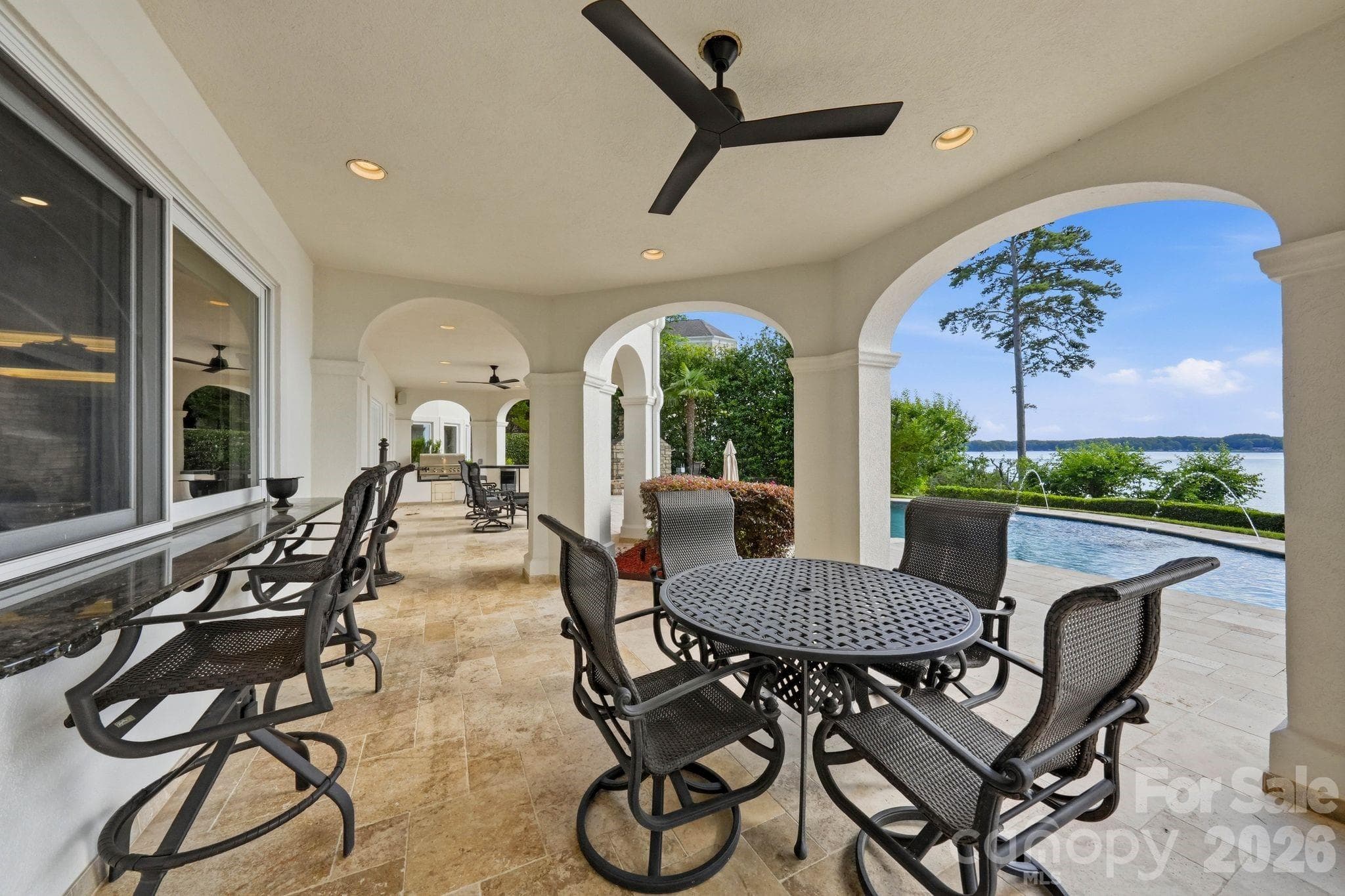 Lake-Level Covered Patio. - 16920 Harbor Master Cove, Cornelius