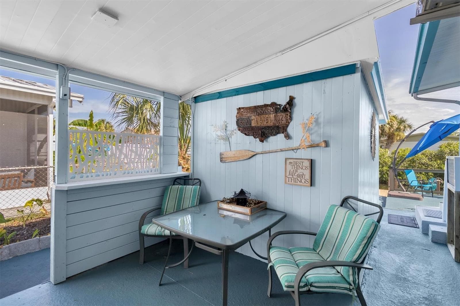 The breezeway area. - 6629 TOWER DR, HUDSON